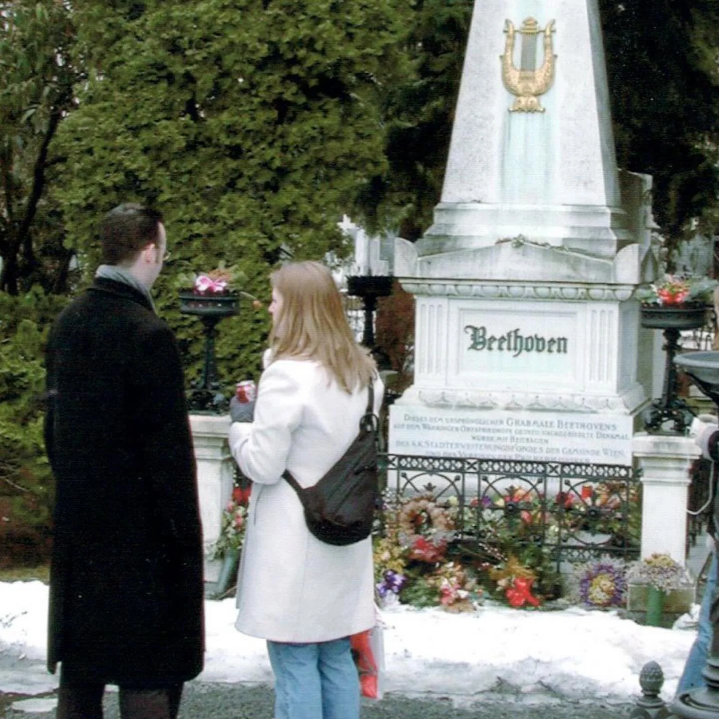 #fbf March 2006 with @rmcpiano88 visiting the musical sites of Austria &amp; paying respects to the First Viennese School. This was just one of many highlights, which included other greats like Schubert, Brahms, and Strauss, along with seeing Mozart&