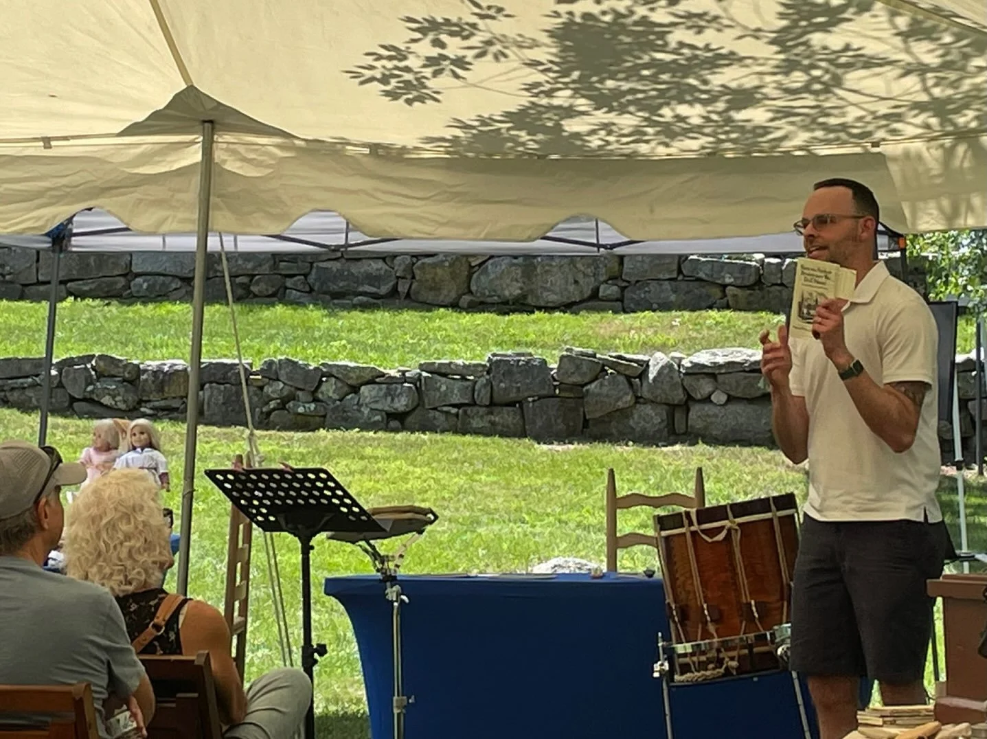 Celebrating 250 years of independence last month in Rhode Island. Special thanks to Linda &amp; Steve Kornatz and the Scituate Preservation Society for their invitation to present on ancient rudimental drumming and the music of the colonial period. A