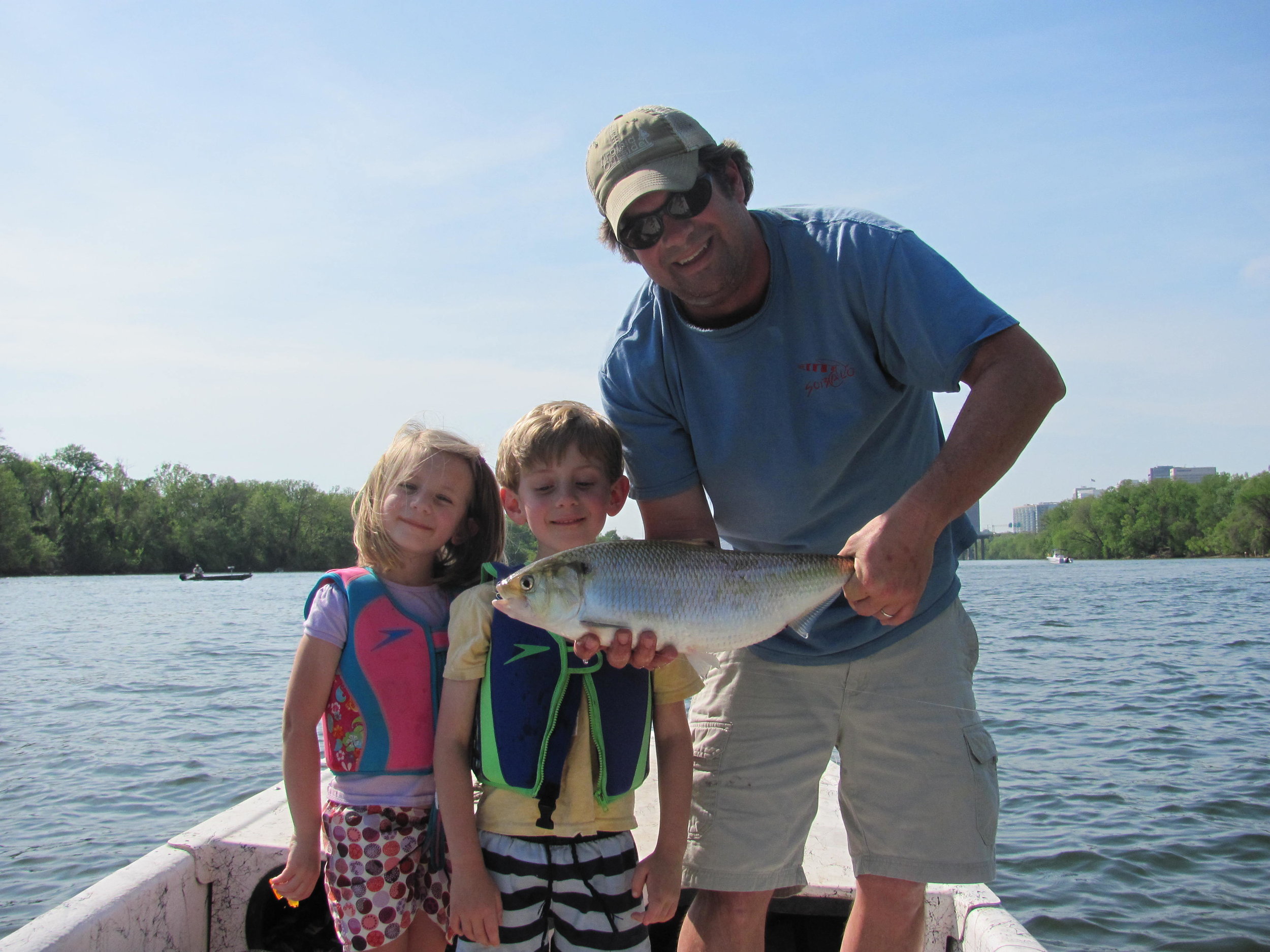 Tee with the next generation of shad anglers