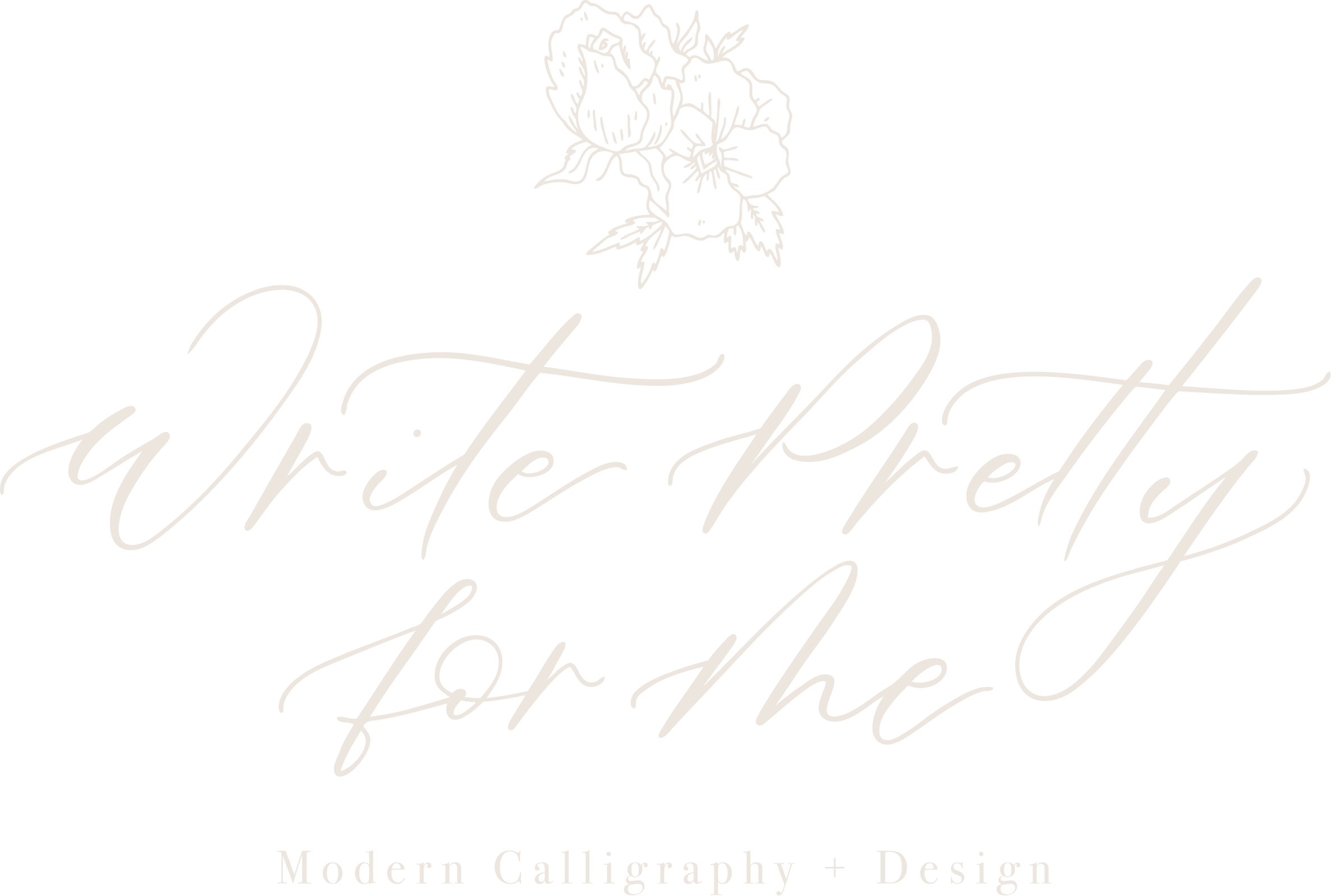 Hoboken New Jersey Wedding Calligraphy