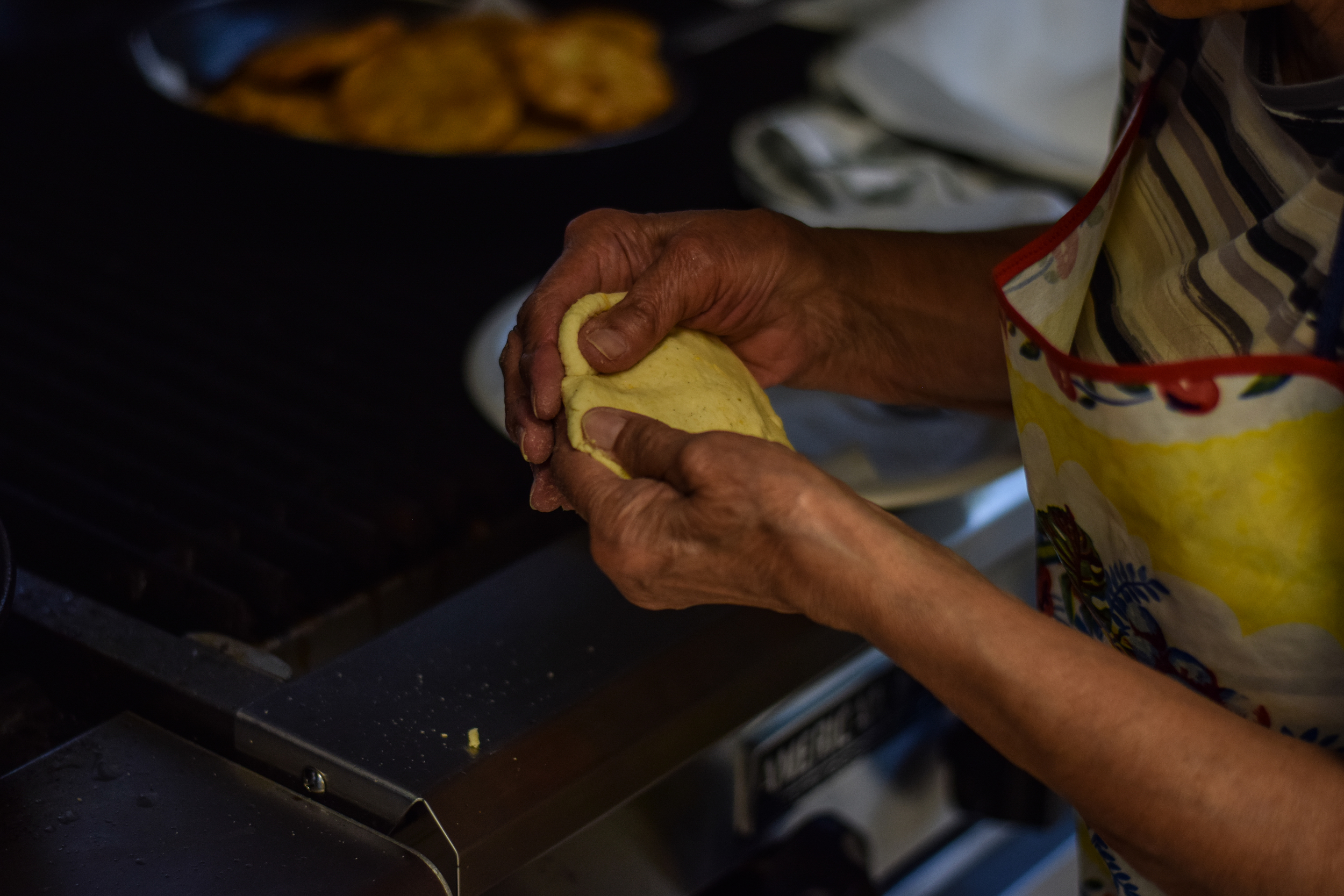 Making enchiladas sonorenses, a local specialty