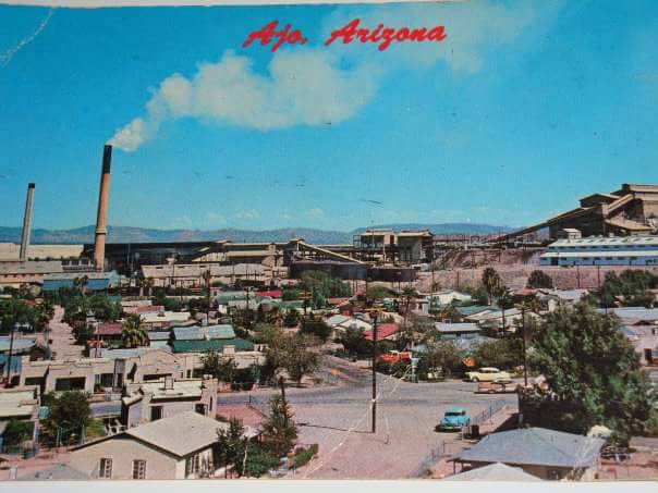 The old mining operation in Ajo