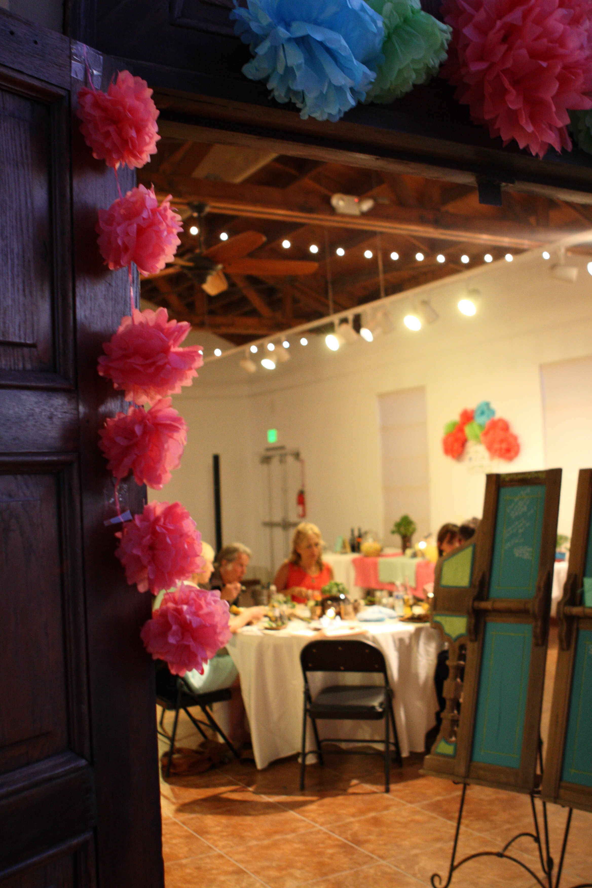 A peek inside a wedding reception at The Learning Center