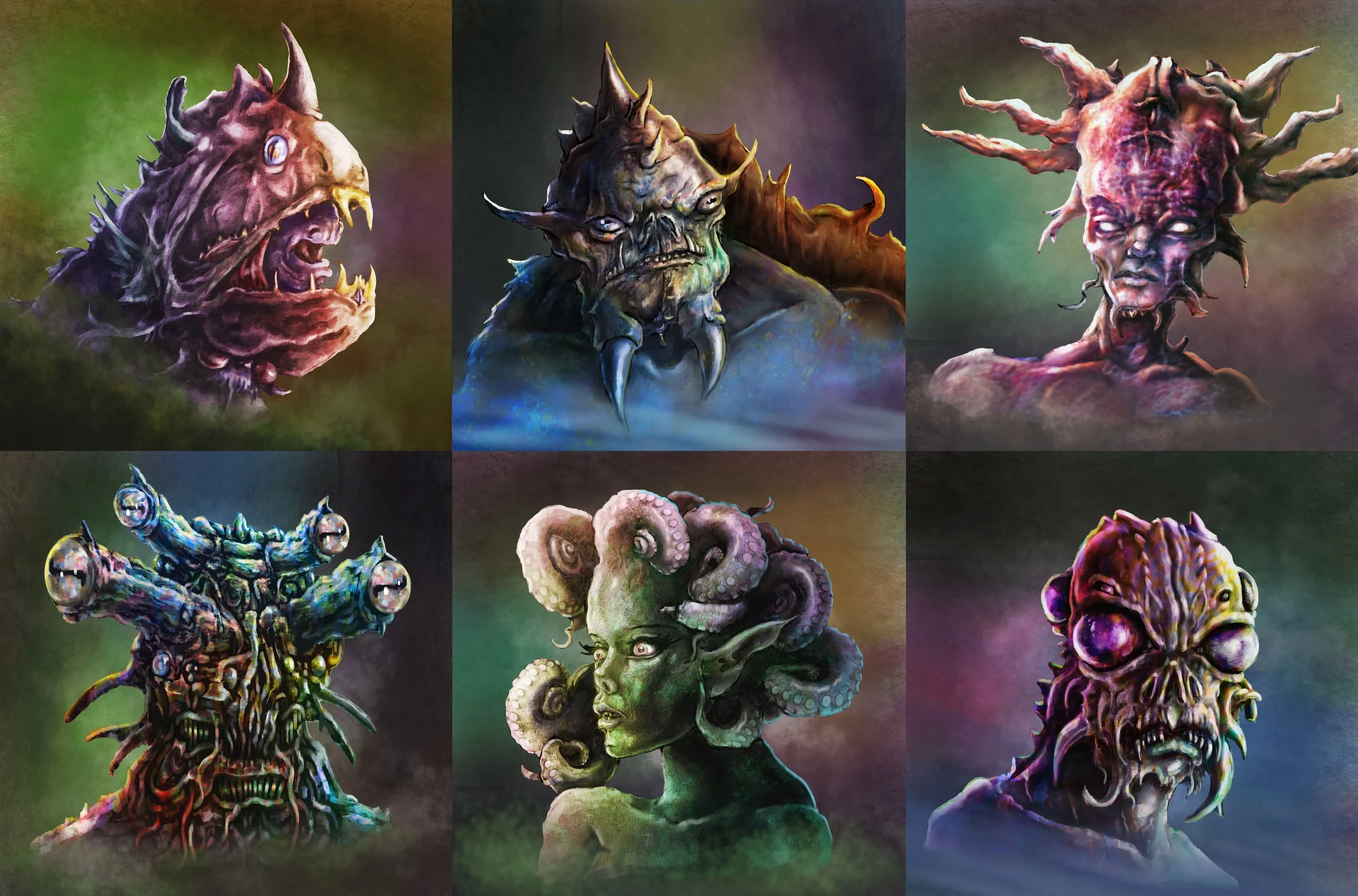 Creature portraits