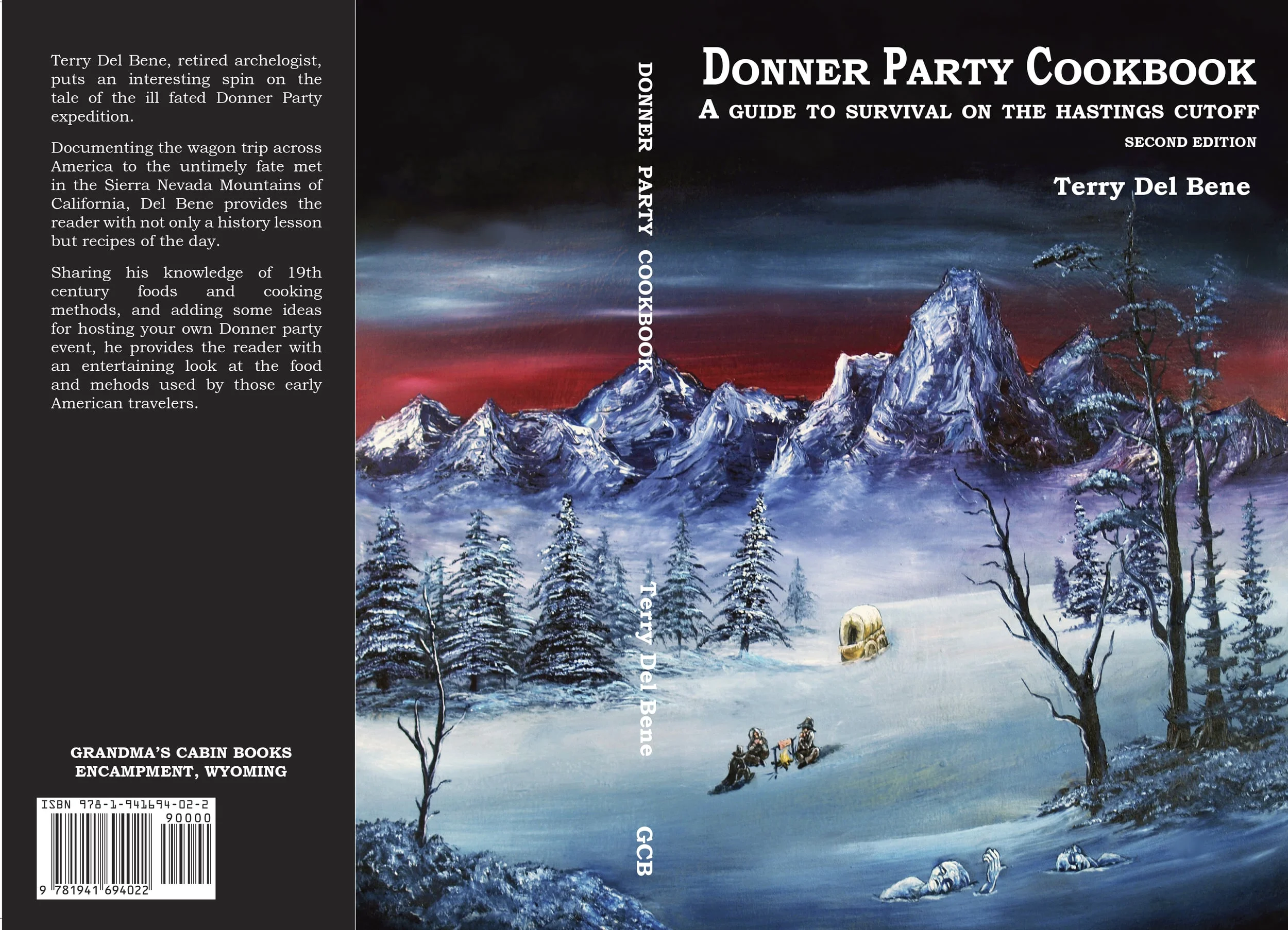 "Donner Party Cookbook" cover illustration