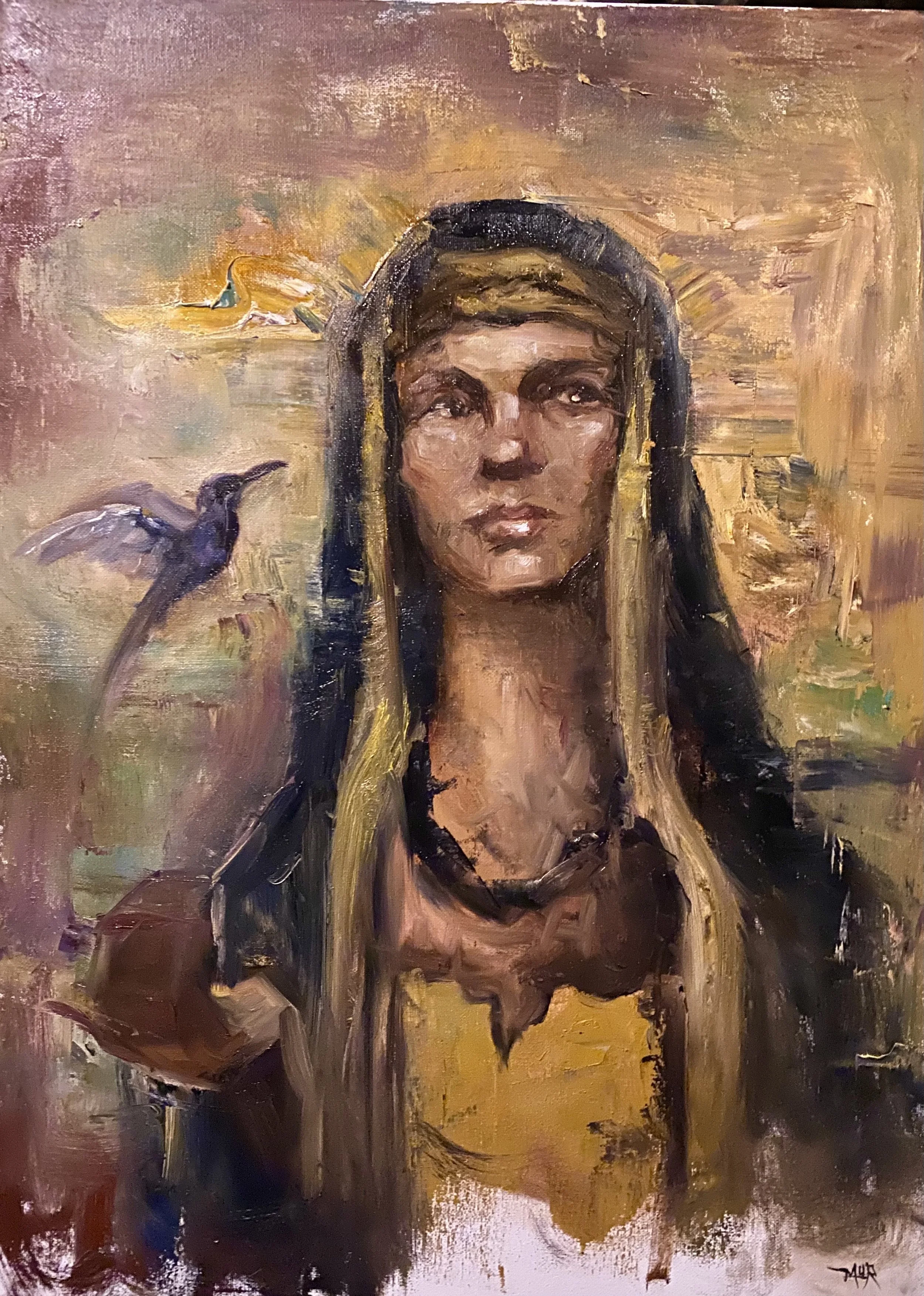 Woman and Bird IV