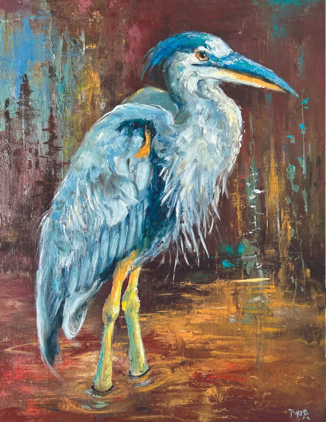 Heron Portait