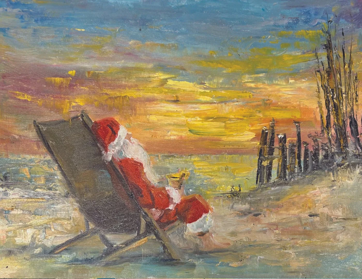Santa on the Beach