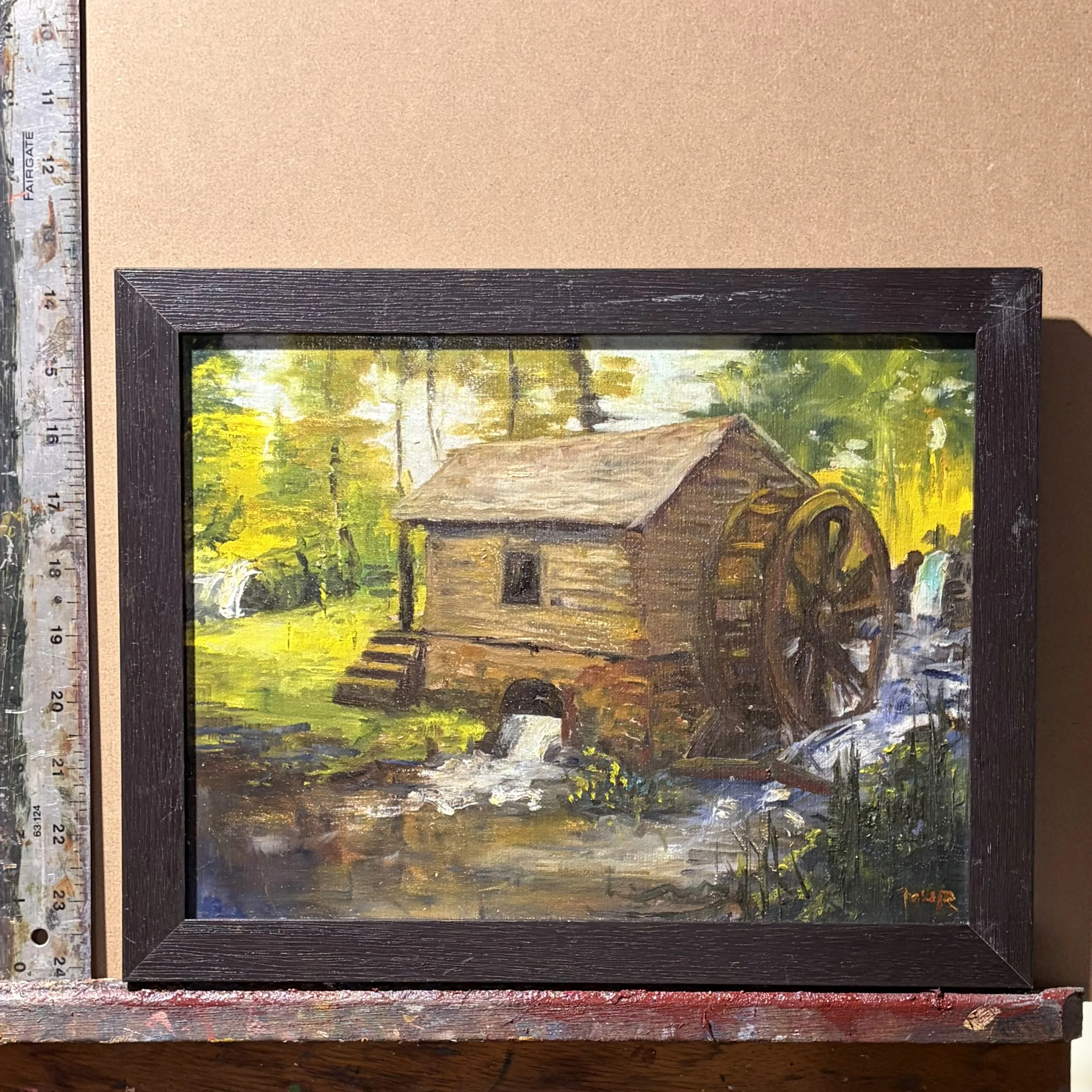 Old Mill: Original Oil Painting