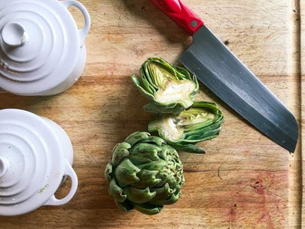 Sliced Baby Artichokes
