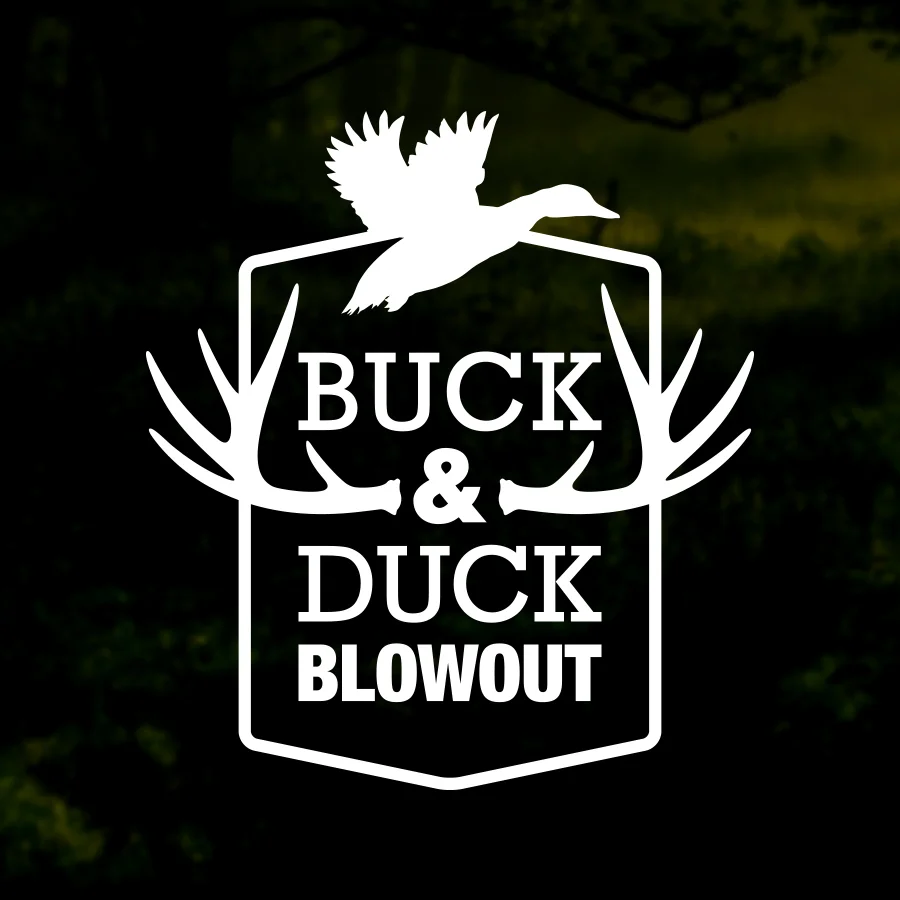 Buck & Duck Blowout Logo
