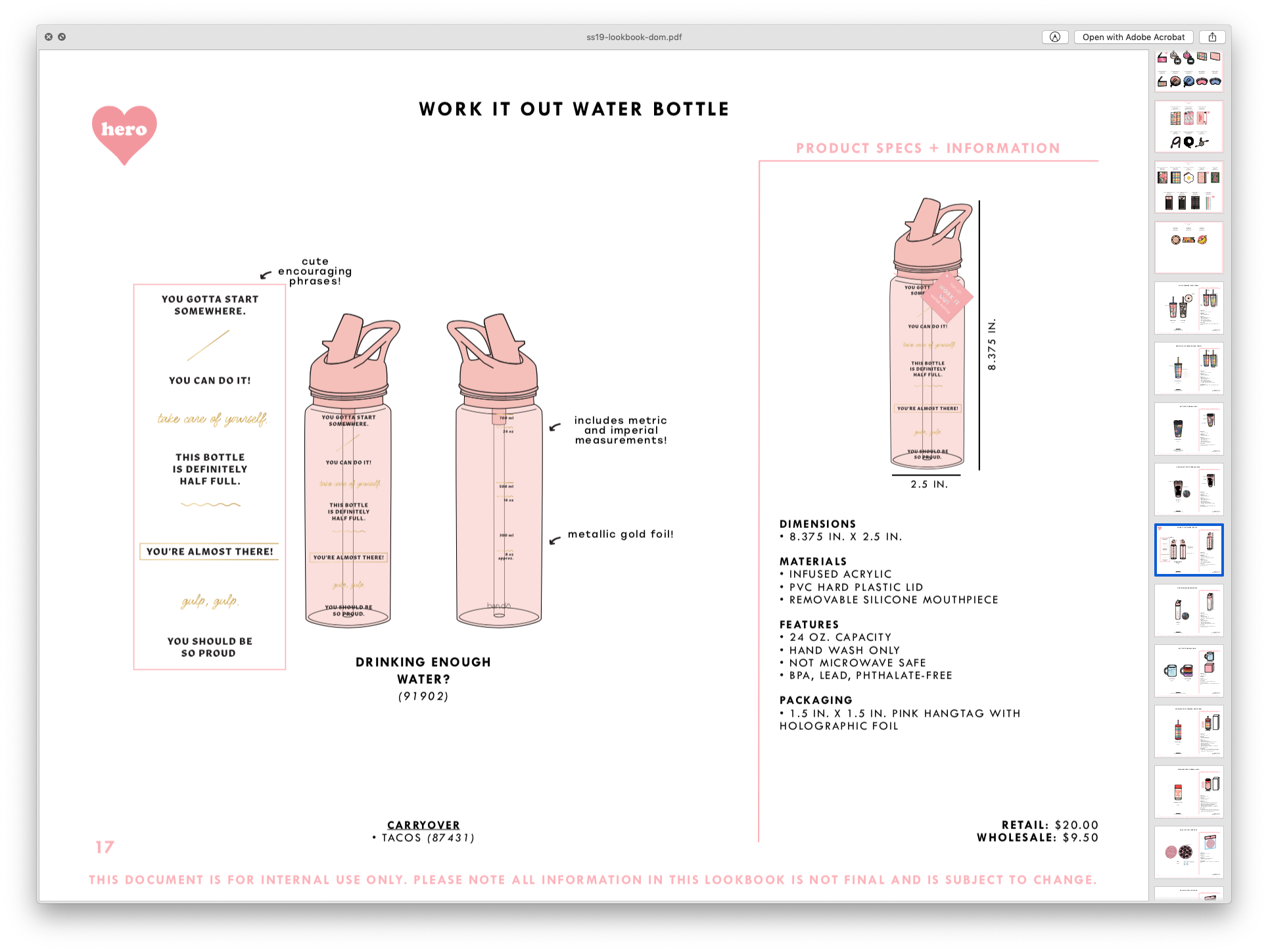 Visual Line List