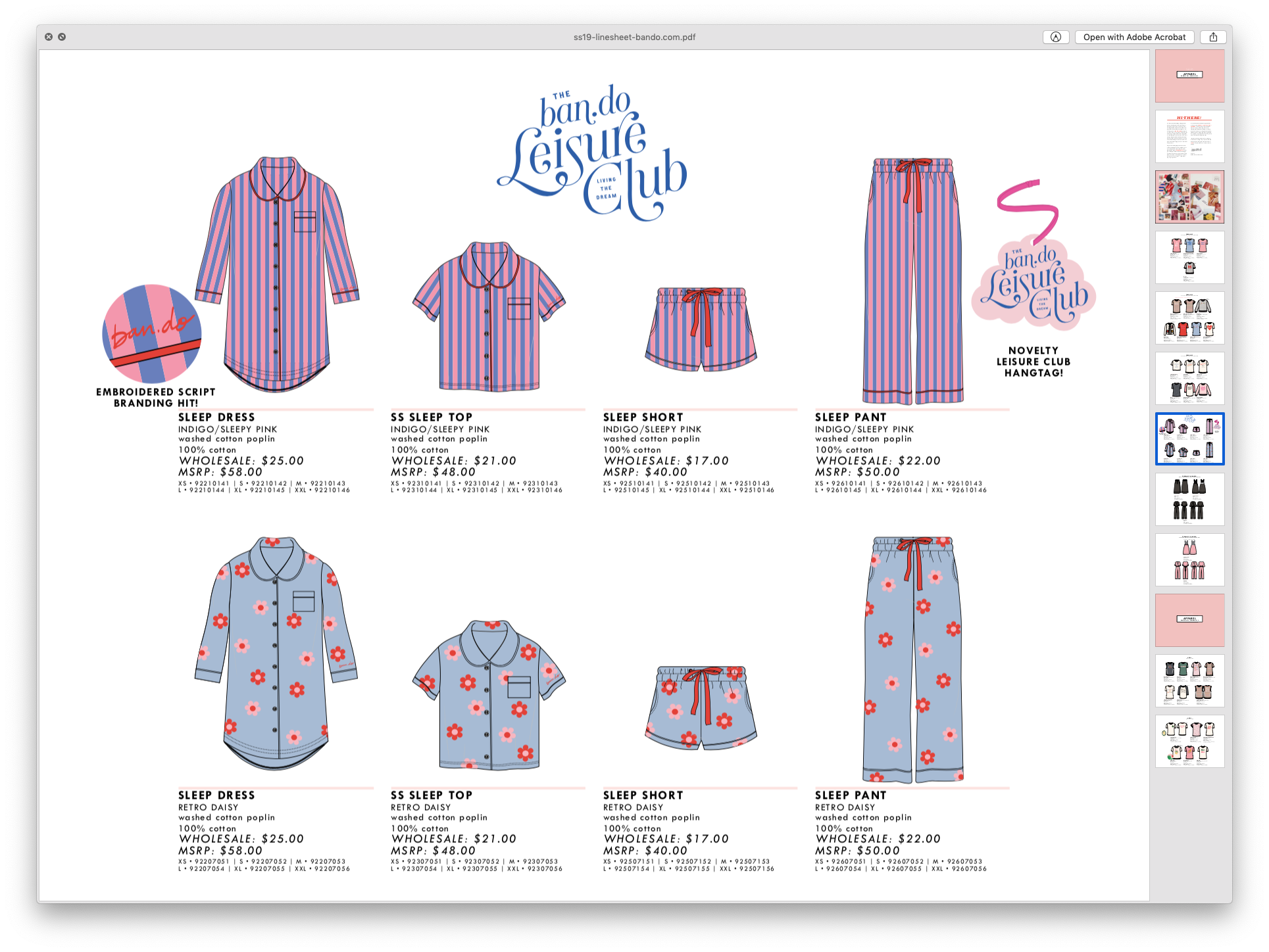 Visual Line List