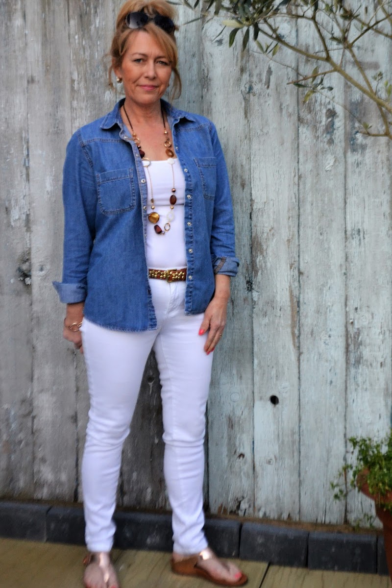 Beautiful Blogger Bests - White with Denim — Stylin' Granny Mama