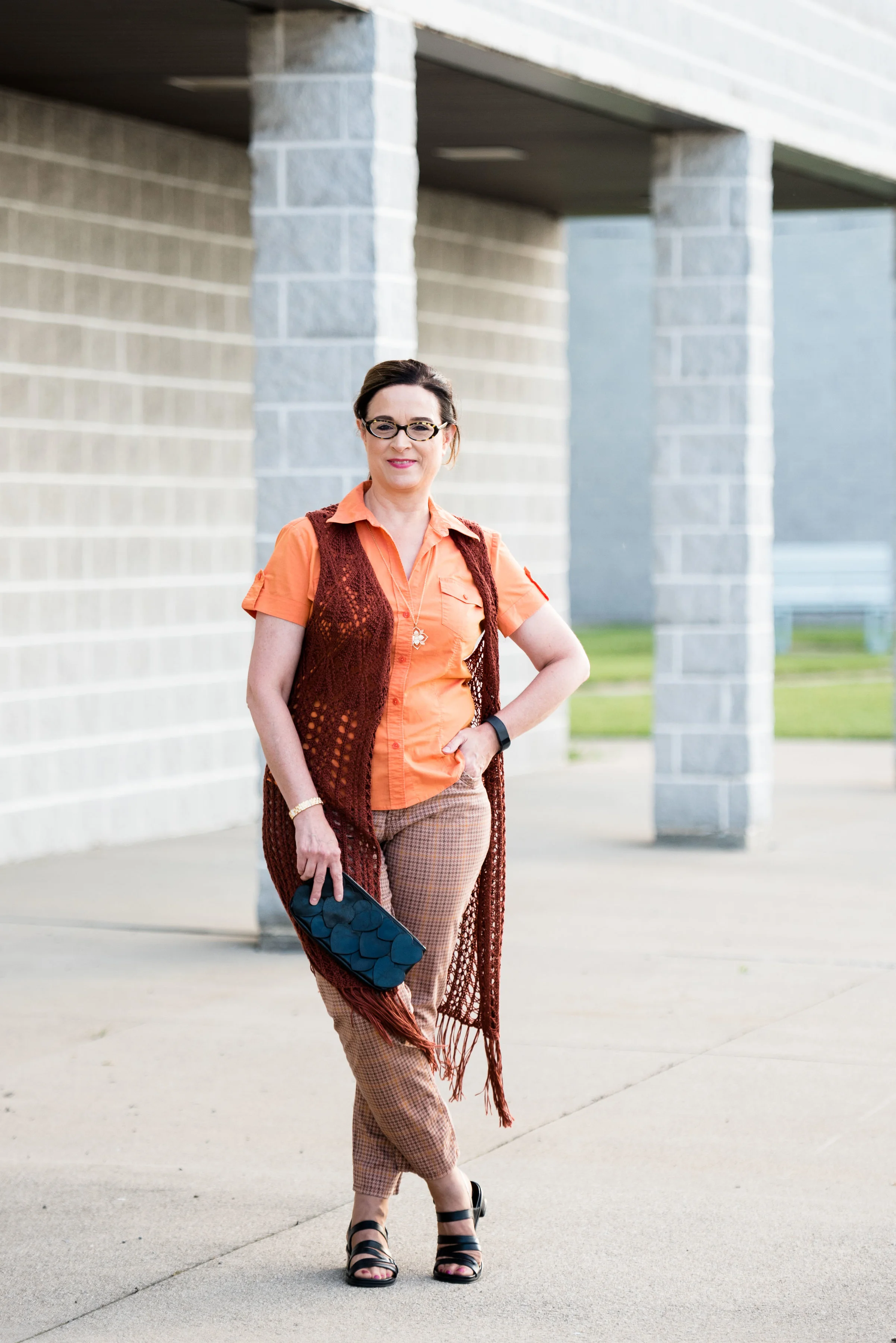 InVESTments Wearing Vests in the Summer Long Knit — Stylin' Granny Mama