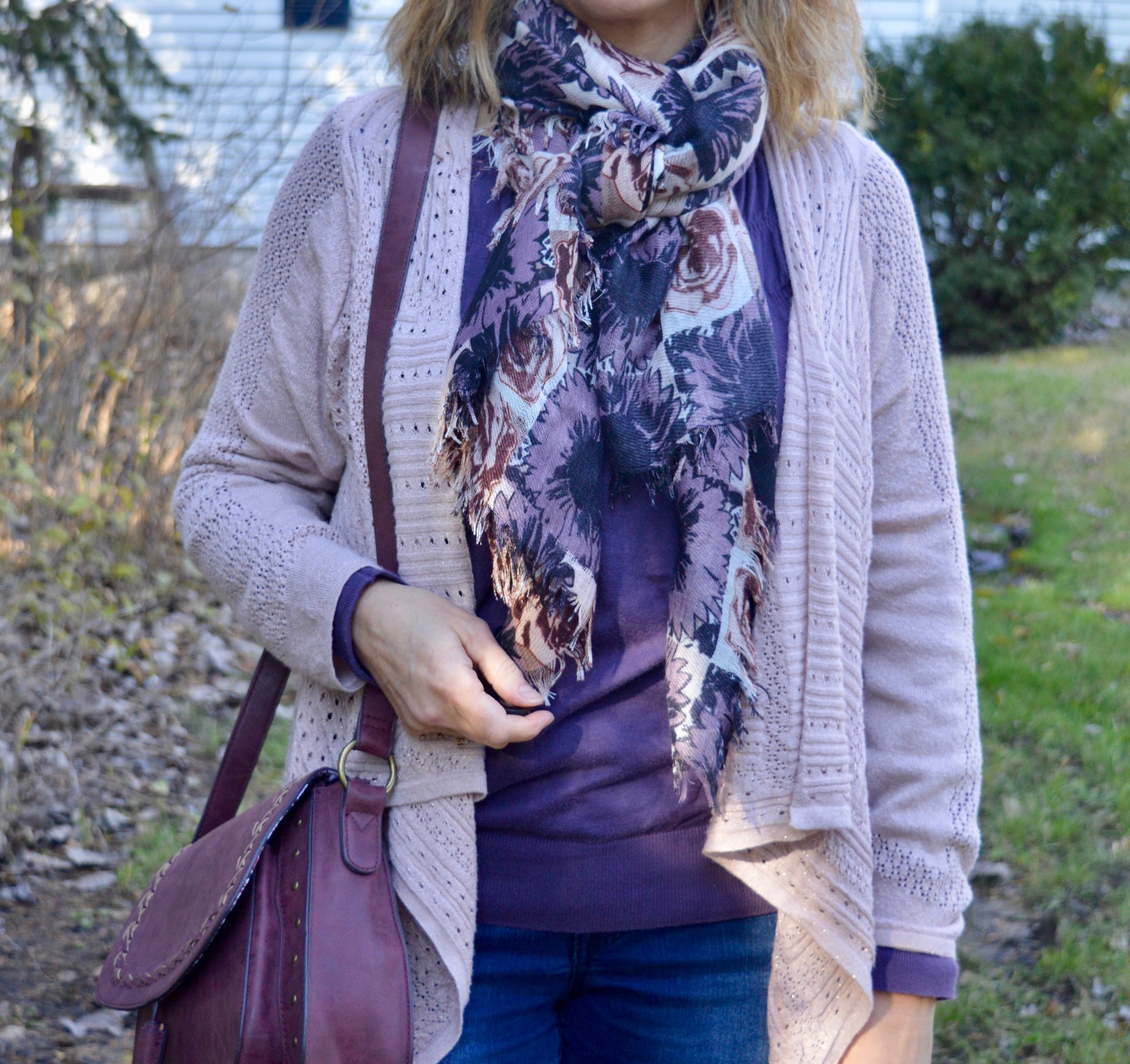 Pink Scarf Outfit – JacquardFlower