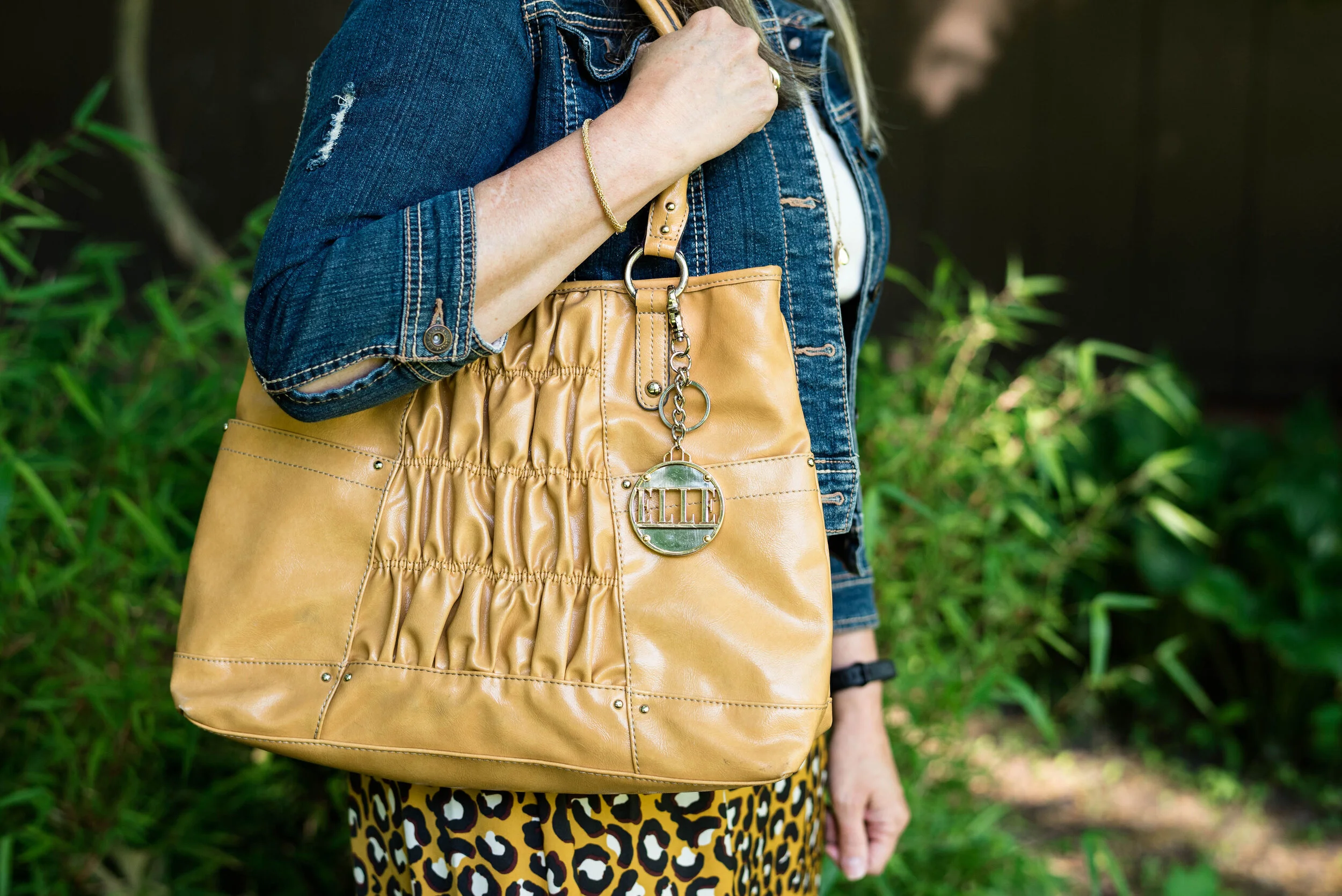 Summer style - leopard print skirt - casual