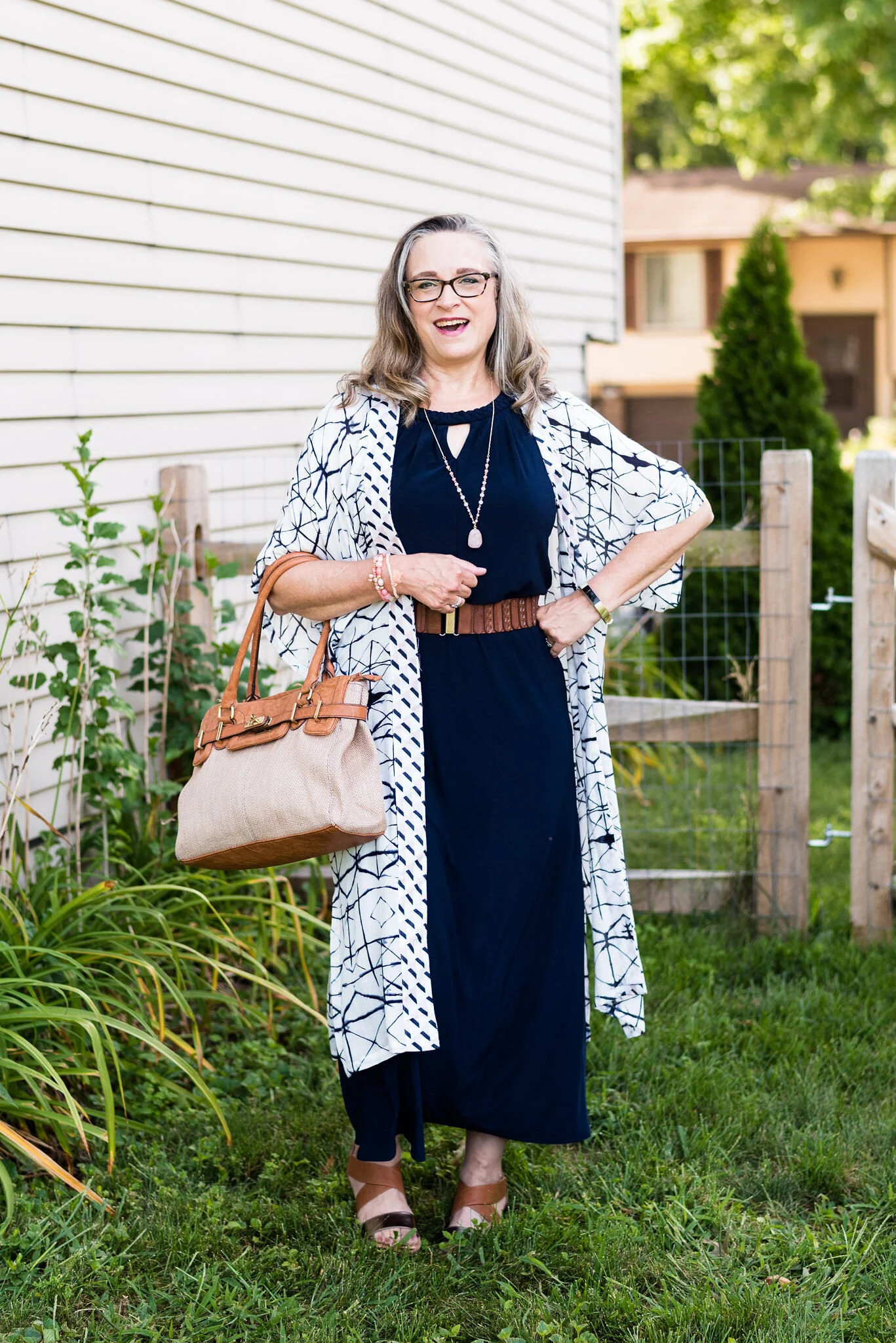 Kickin' it with kimonos - white print