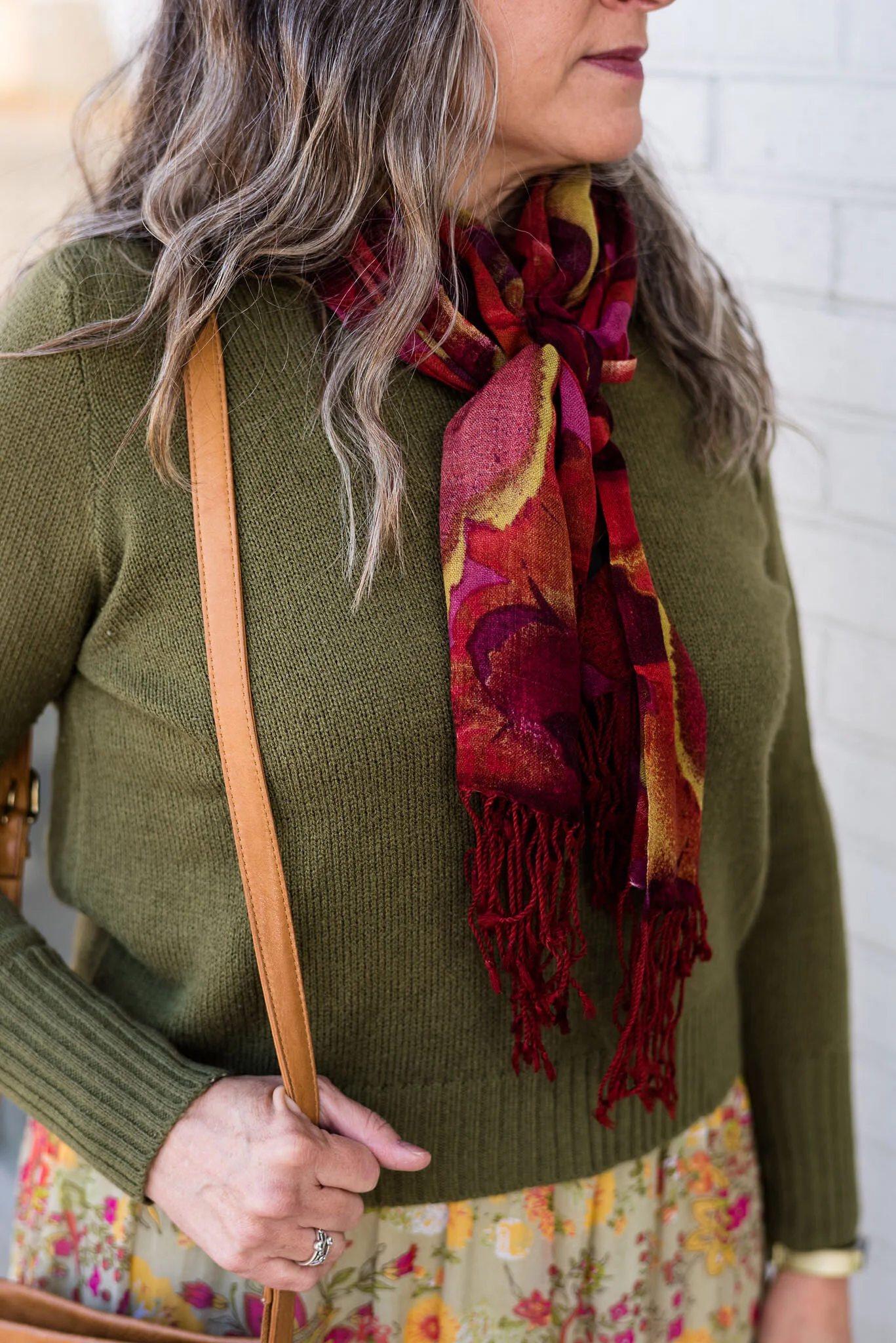 Fall/Thanksgiving - Maxi Skirt and Pullover Sweater - casual