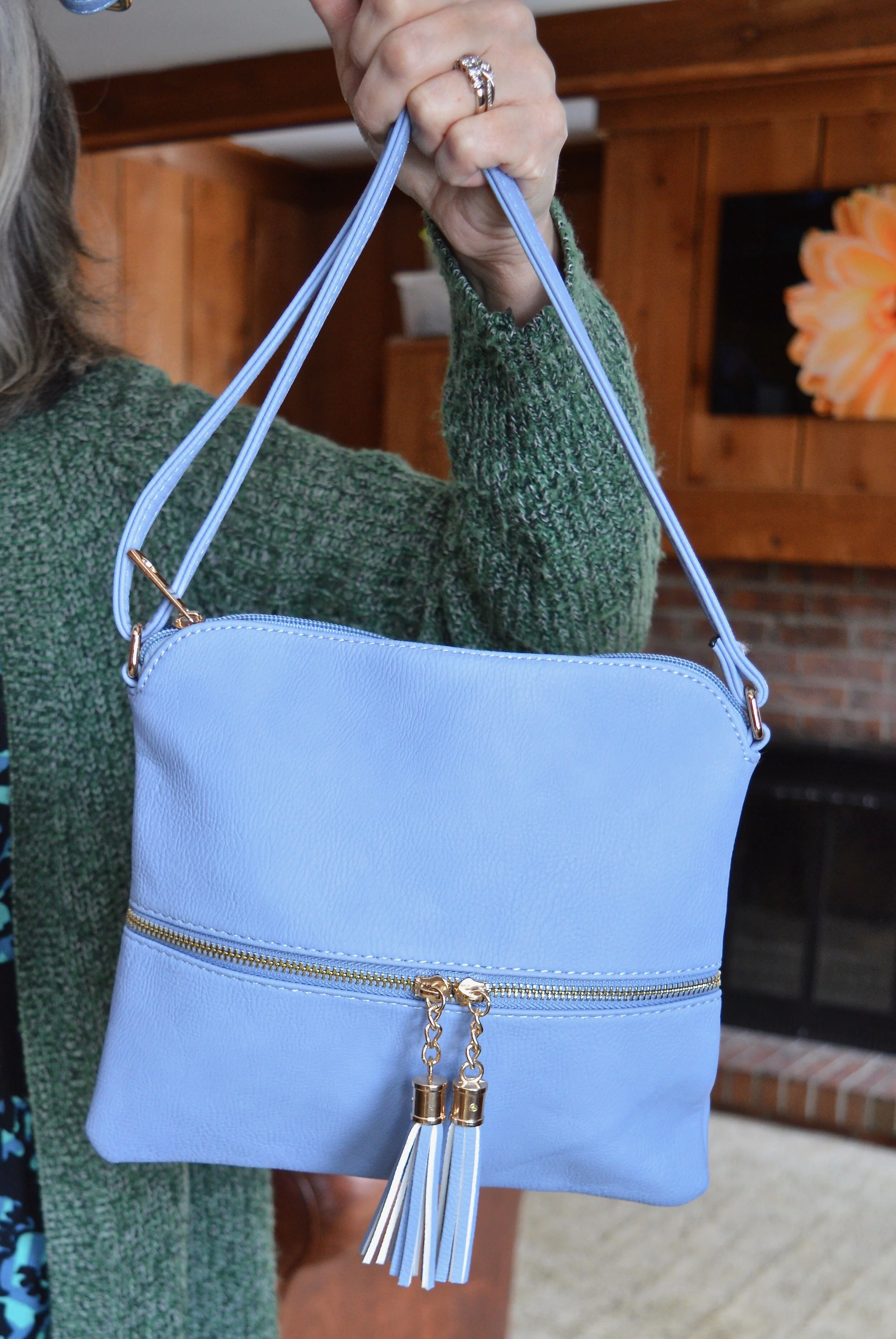 Having fun with layers - summer dress in the winter