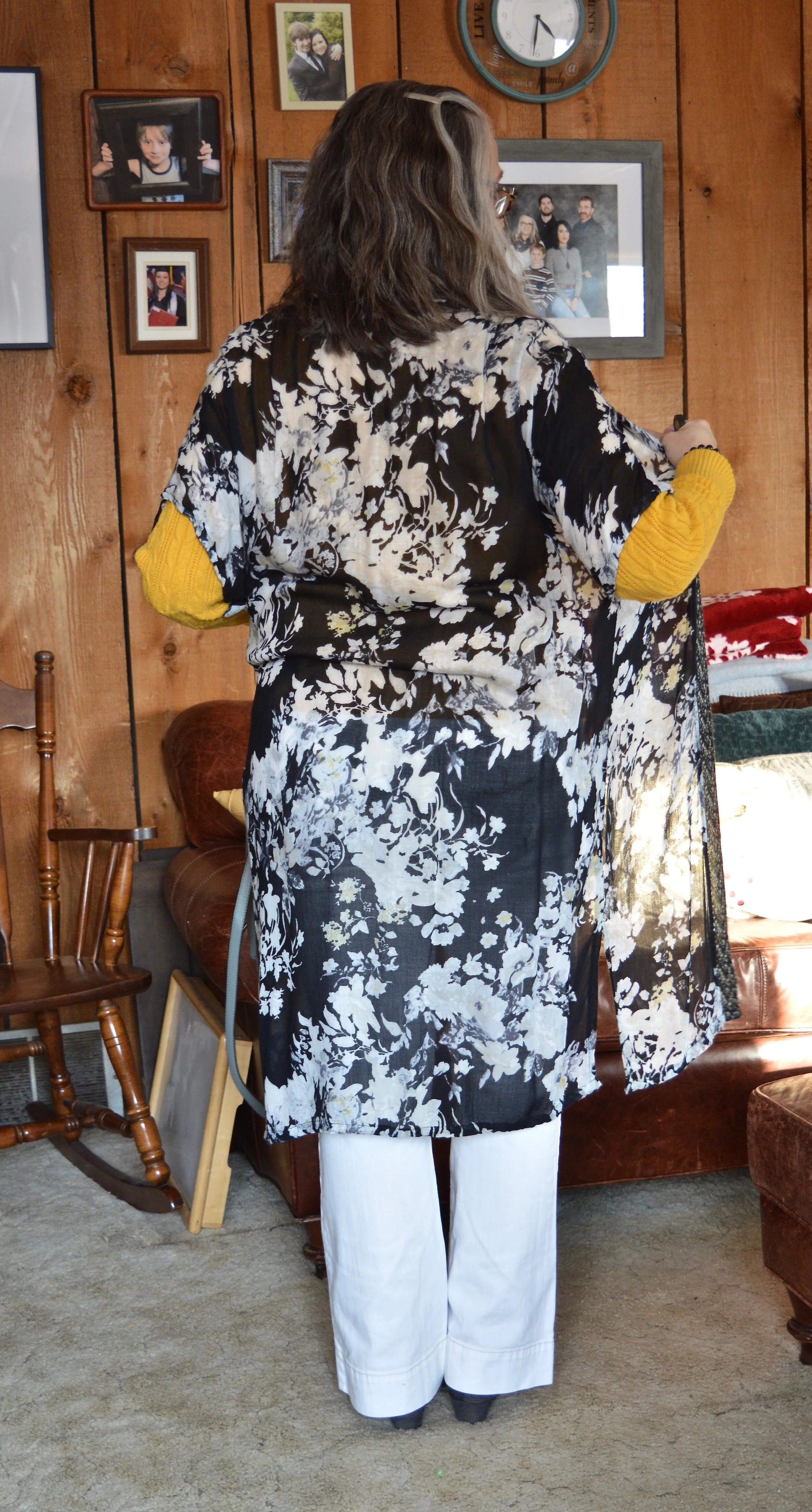 Having Fun with layers - light weight kimono