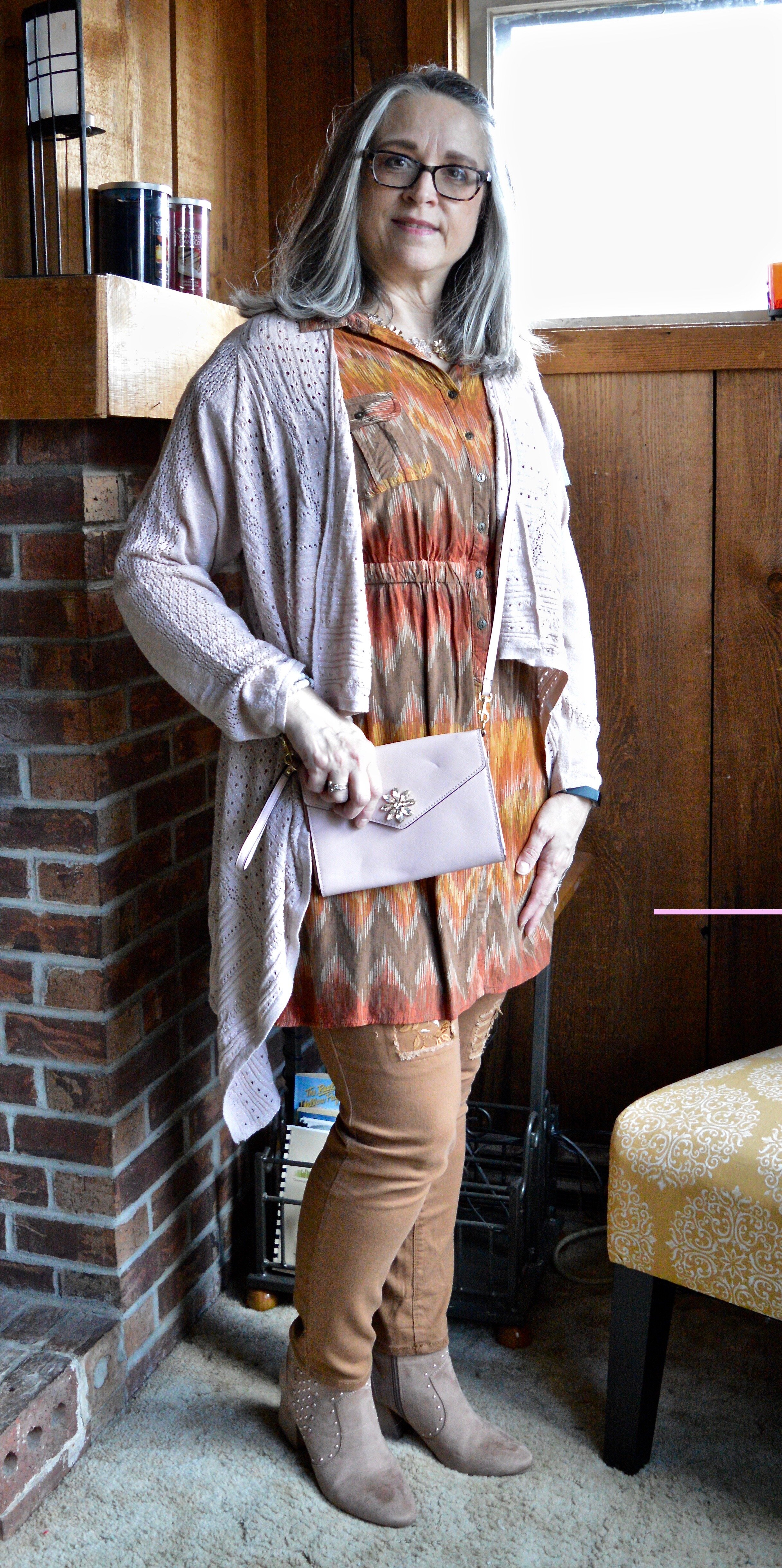 Having fun with layers - light weight dress