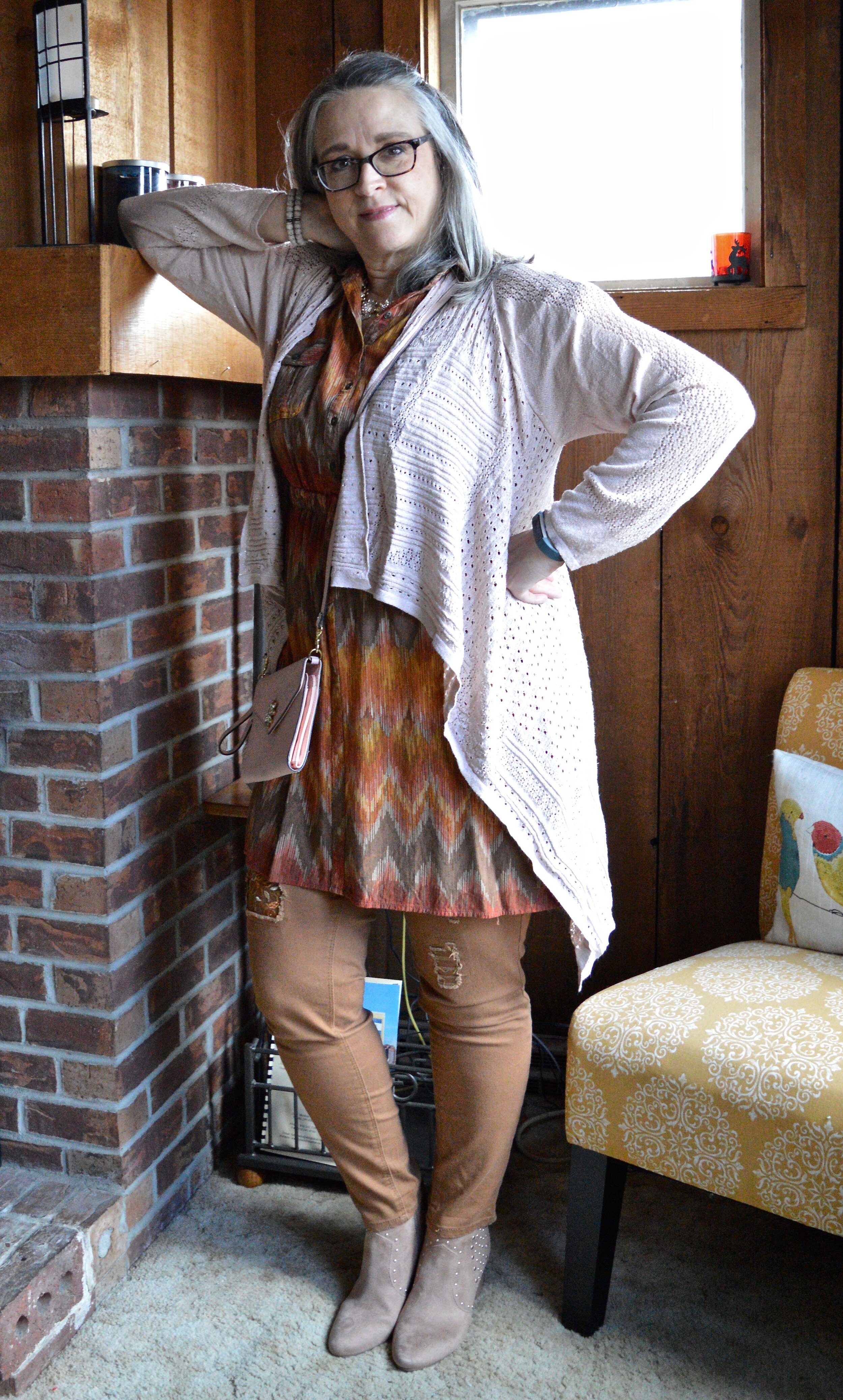 Having fun with layers - light weight dress