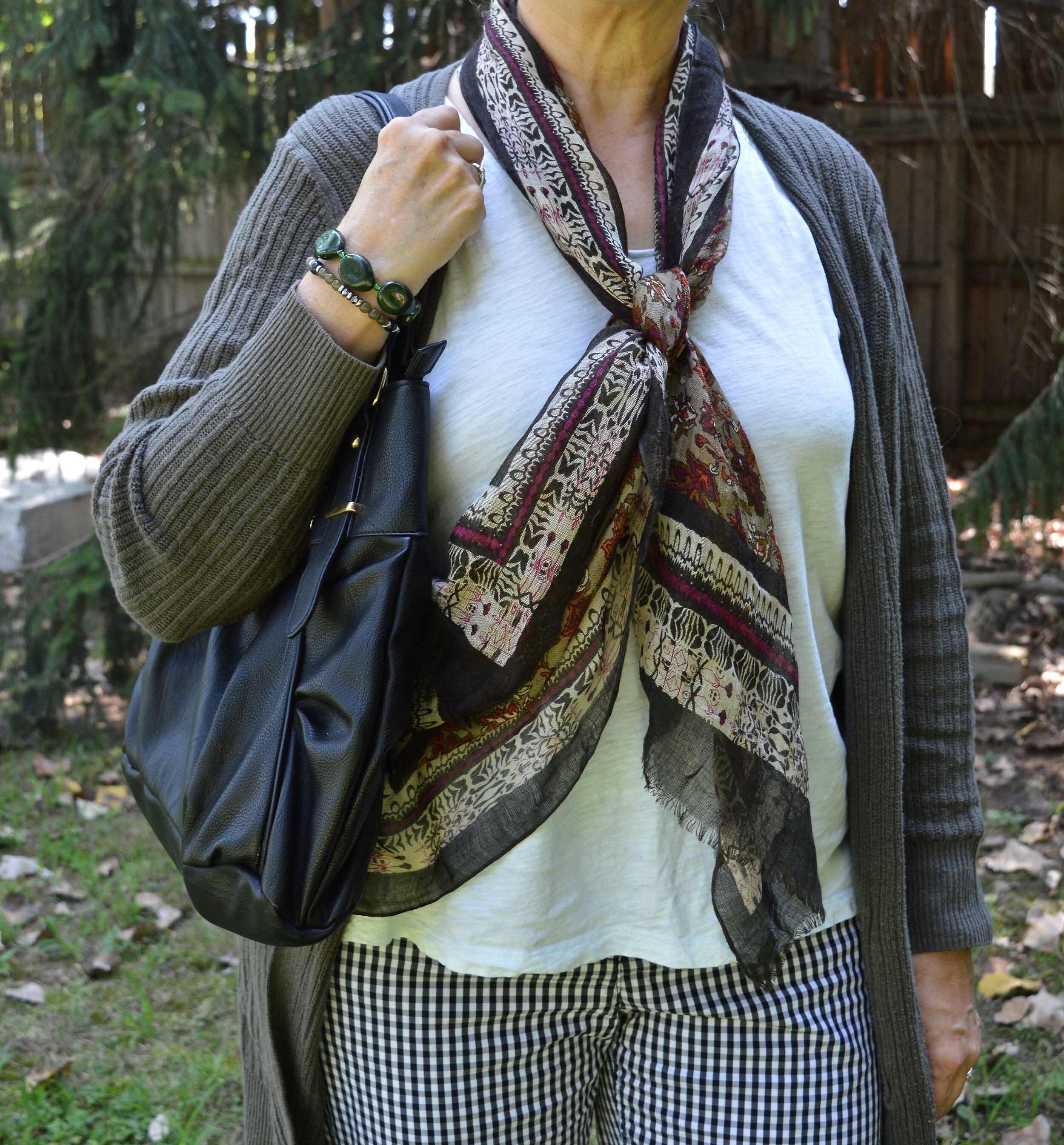 my penchant for scarves & scarf styling continues #ootd #scarfstyling , scarf styling