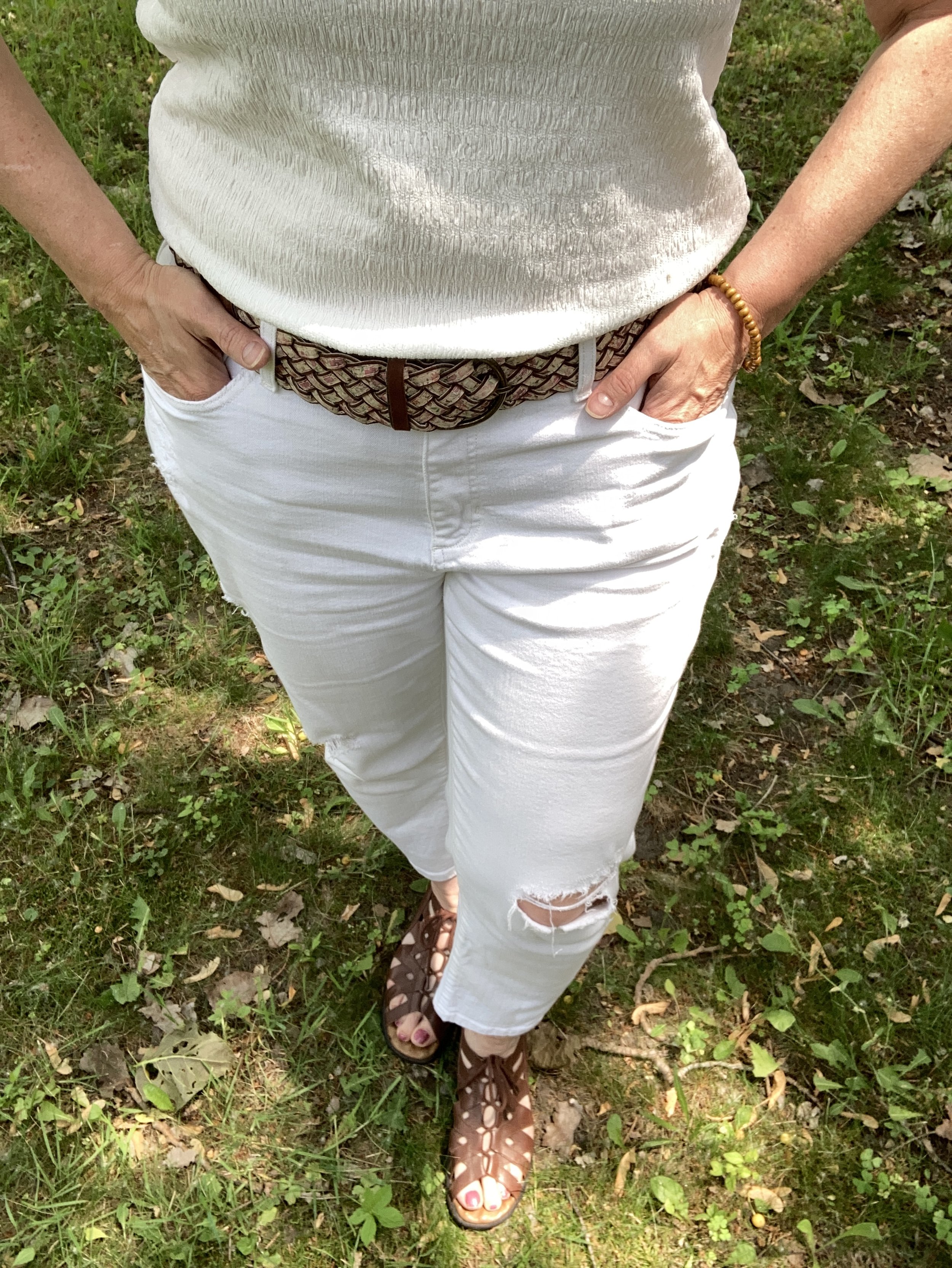 Wearing white pants — Fashion — Stylin' Granny Mama