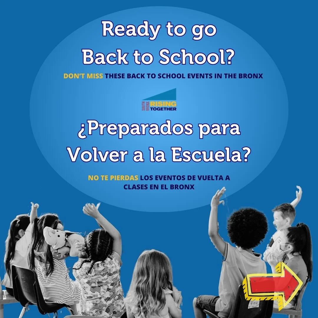 ✨ Ready to ace the new school year? 📚📝 Check out these events from organizations across the Bronx for a chance to get school supplies! Let&rsquo;s make the most of every opportunity. 🚀
〰️
✨ &iquest; Listos para triunfar en el nuevo a&ntilde;o esco