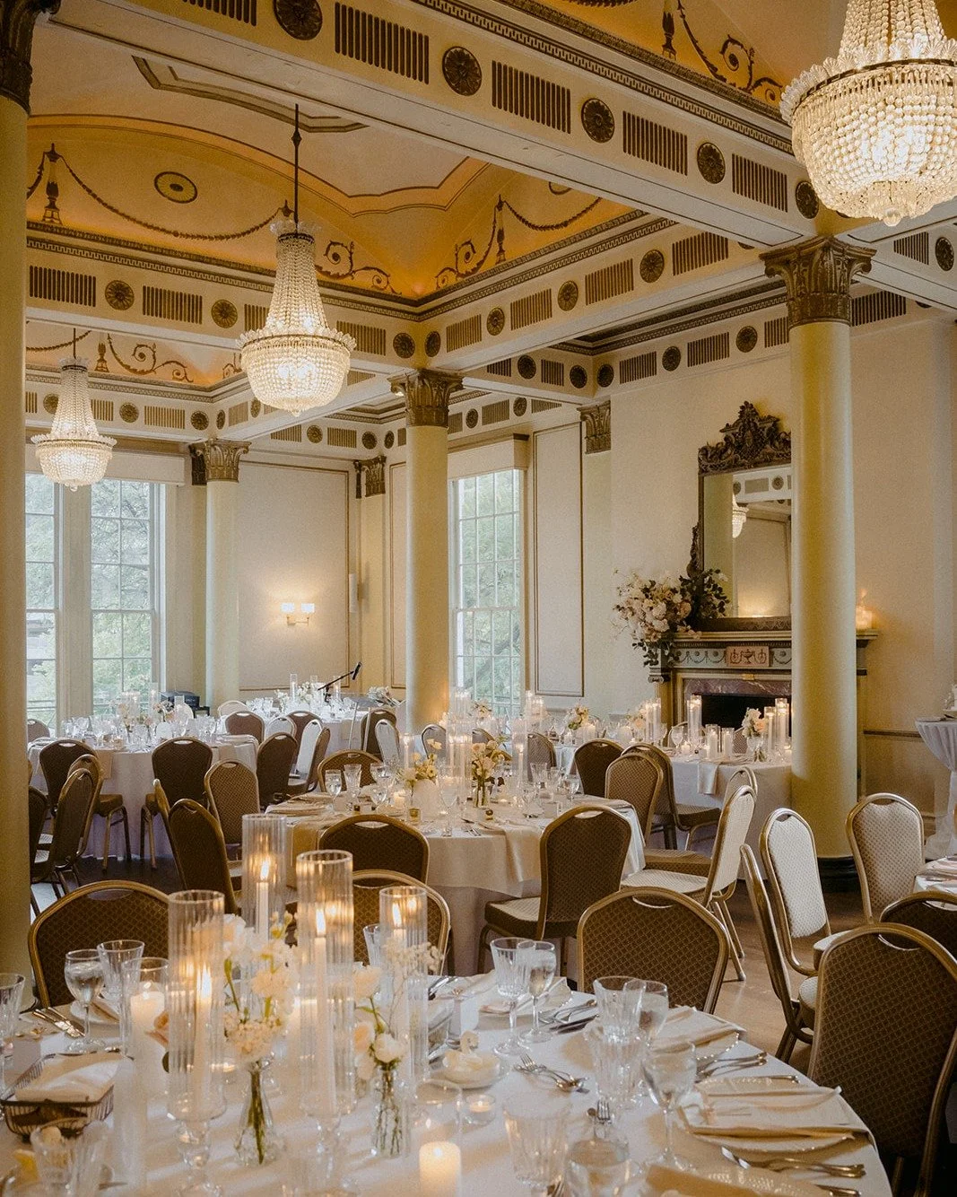 Last summer was pure joy, working with C&amp;A on their romantic, Regency-era&ndash;inspired wedding. Soft blooms and flickering candlelight flowed through the venue, from the entrance to the head table.

I&rsquo;m delighted to share a glimpse of the