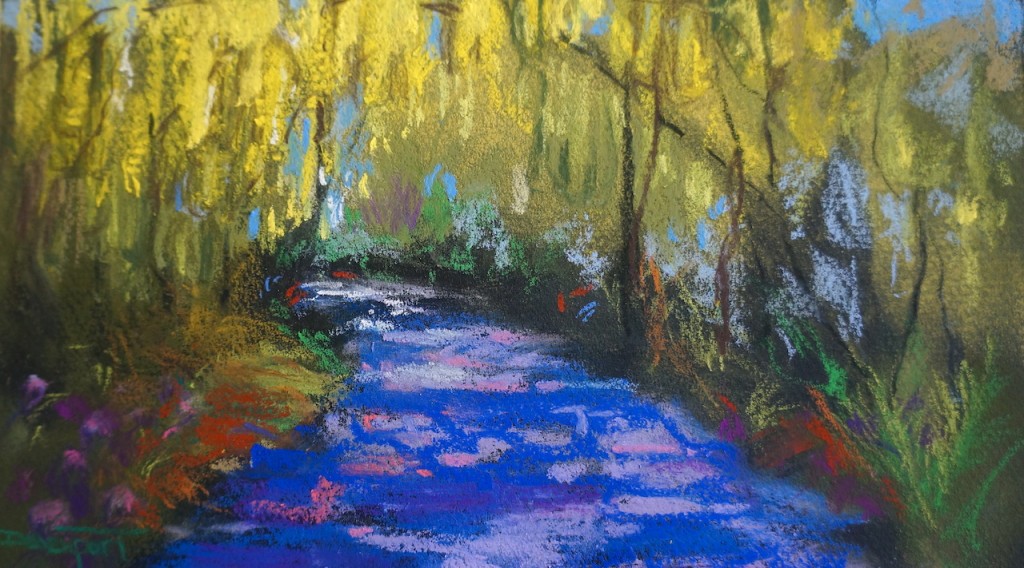 Sunlight and Shadows, pastel (sold)