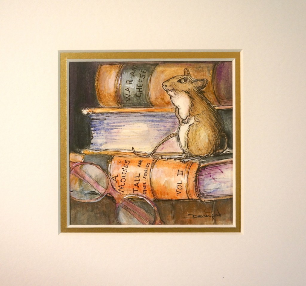 Mouse Tales, mixed media (sold)