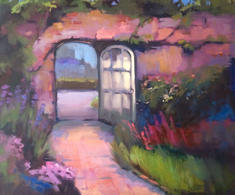 Secret Garden, oil, 20" x 24"