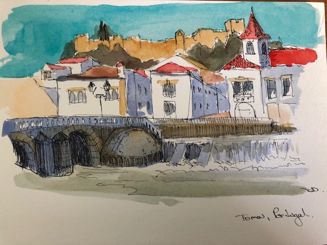 Tomar sketch, Portugal