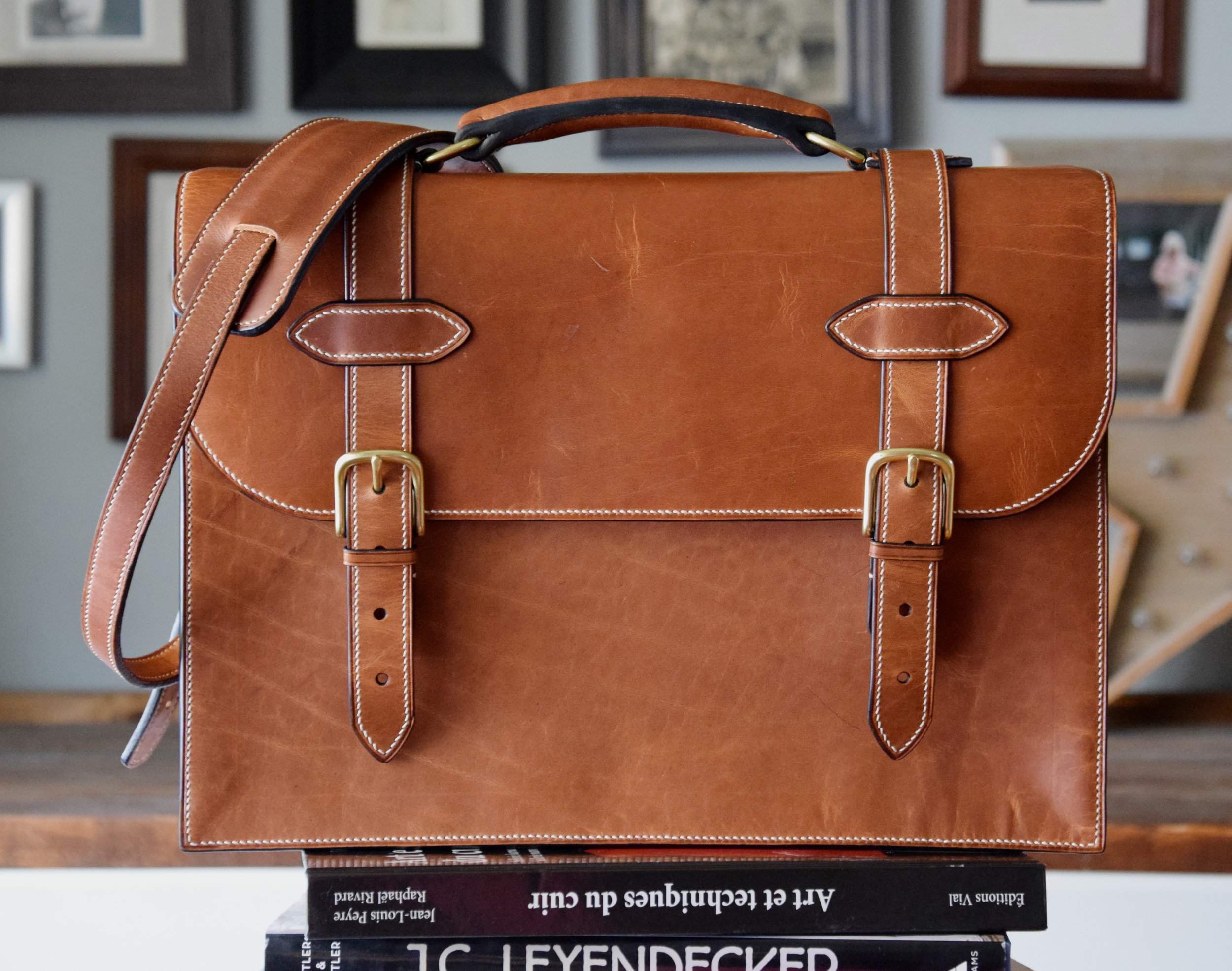 Horween Dublin Double Gusset Briefcase