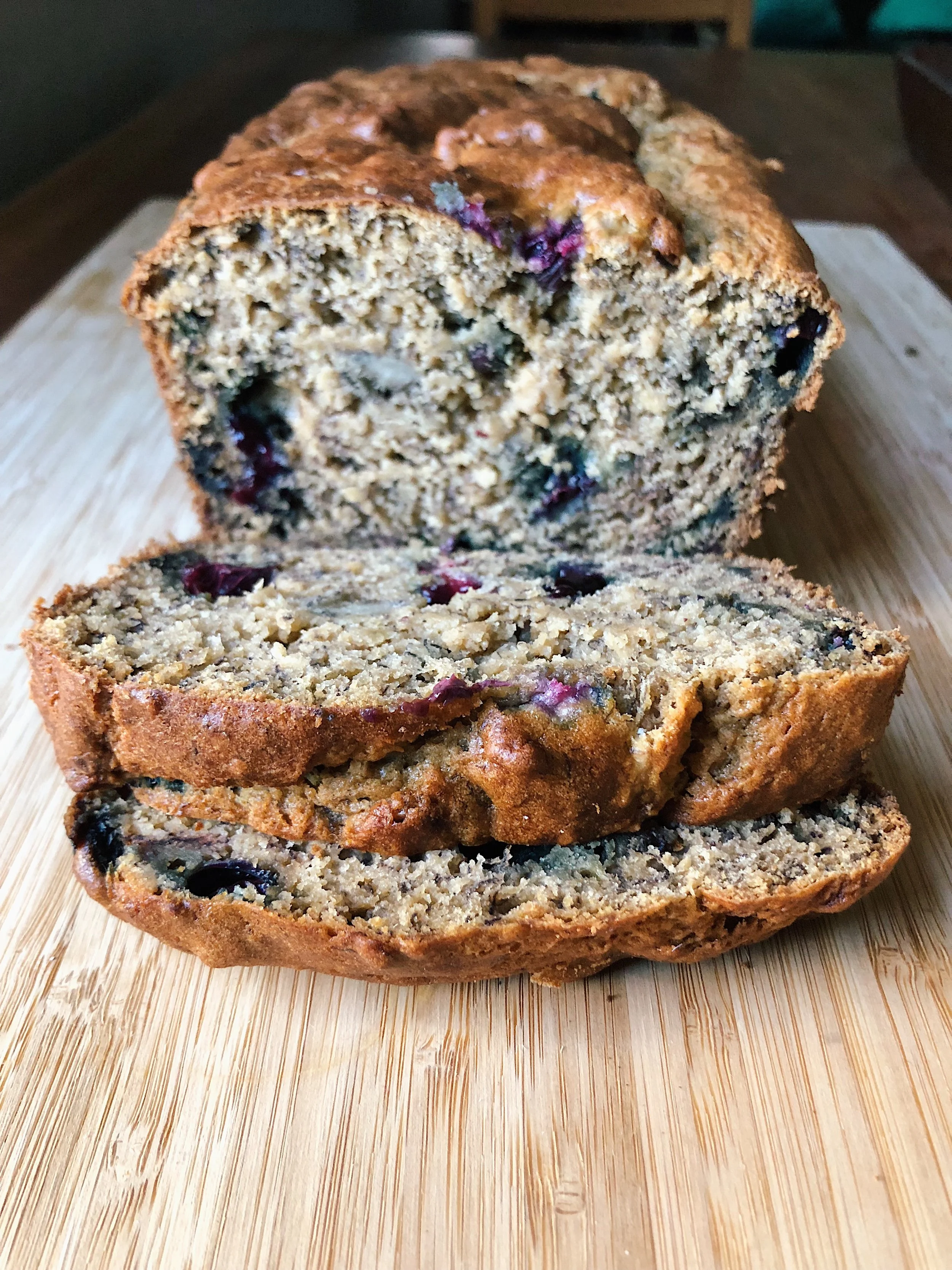This Bread is Bananas B-A-N-A-N-A-S: The Best Gluten-Free Blueberry Banana Bread 