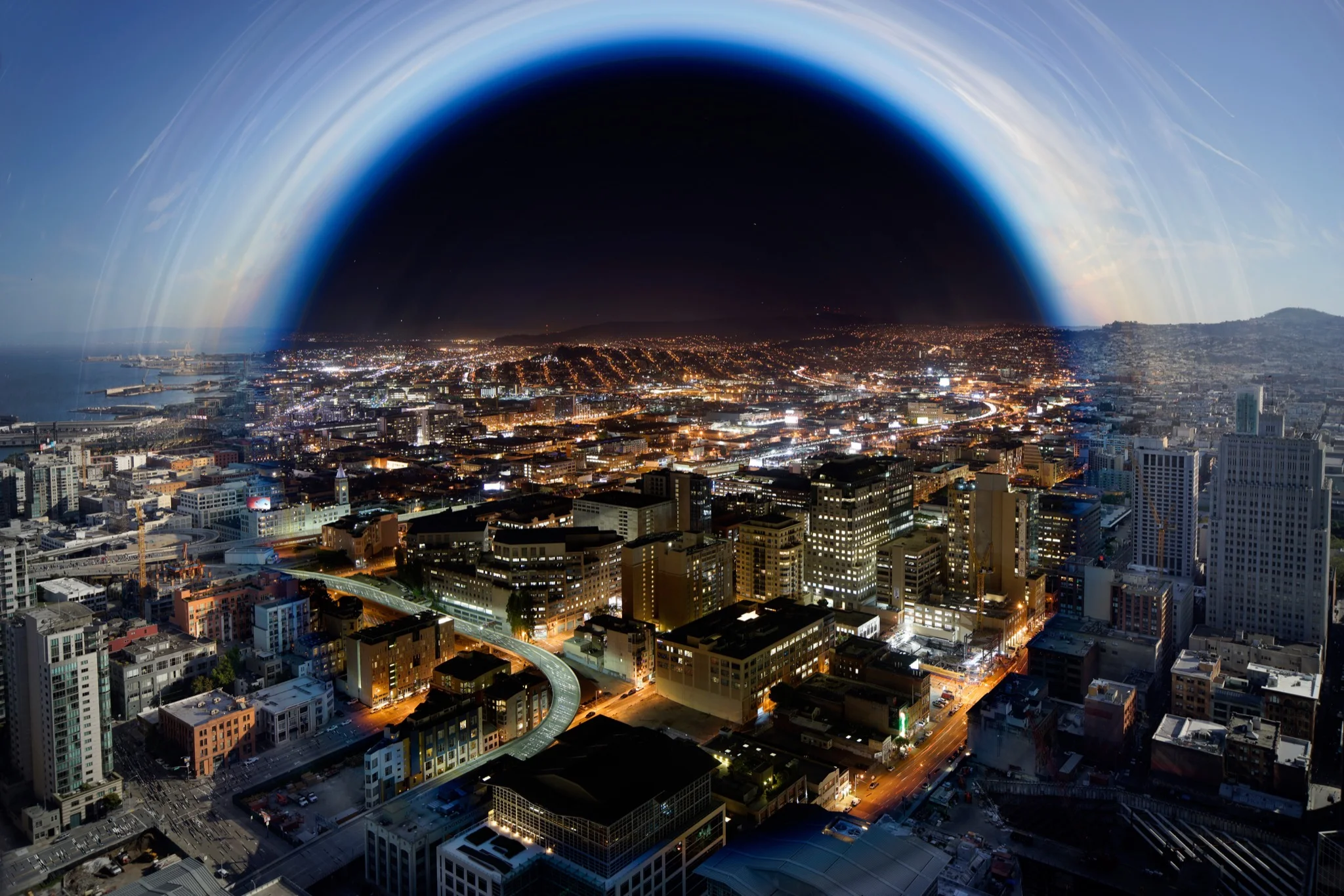 Timefield 188: Tunnel into night, 2014