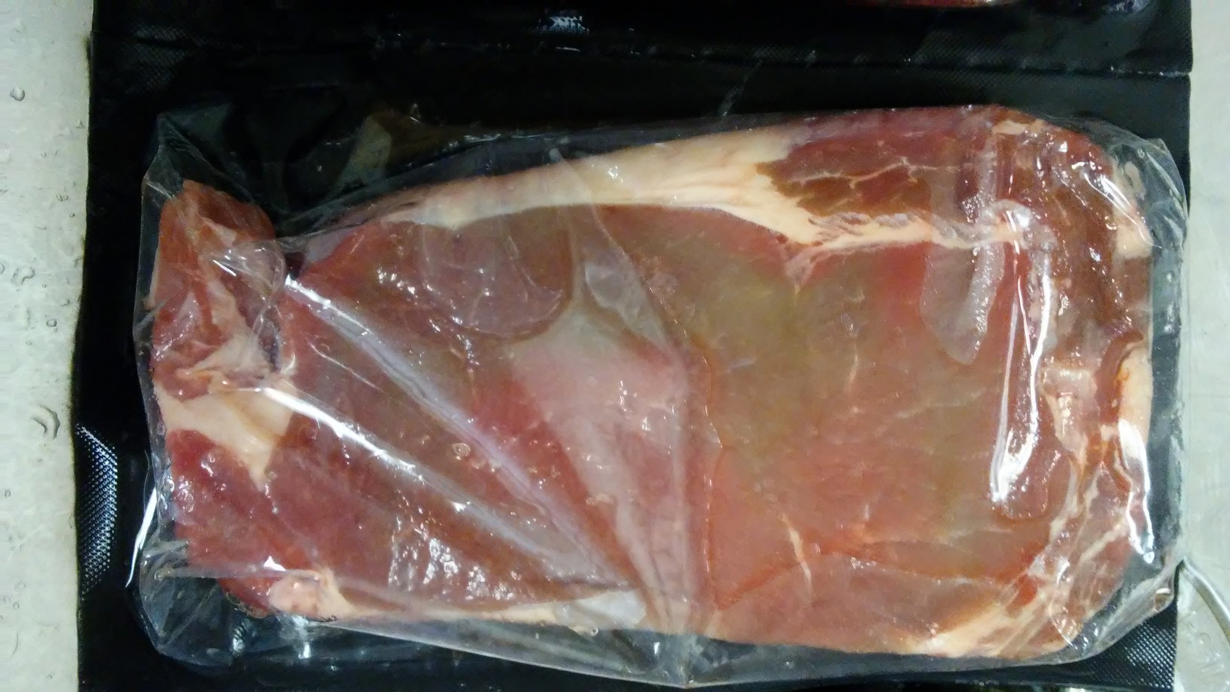 Discolored Butcher Box steak I'm so sad I couldn't eat