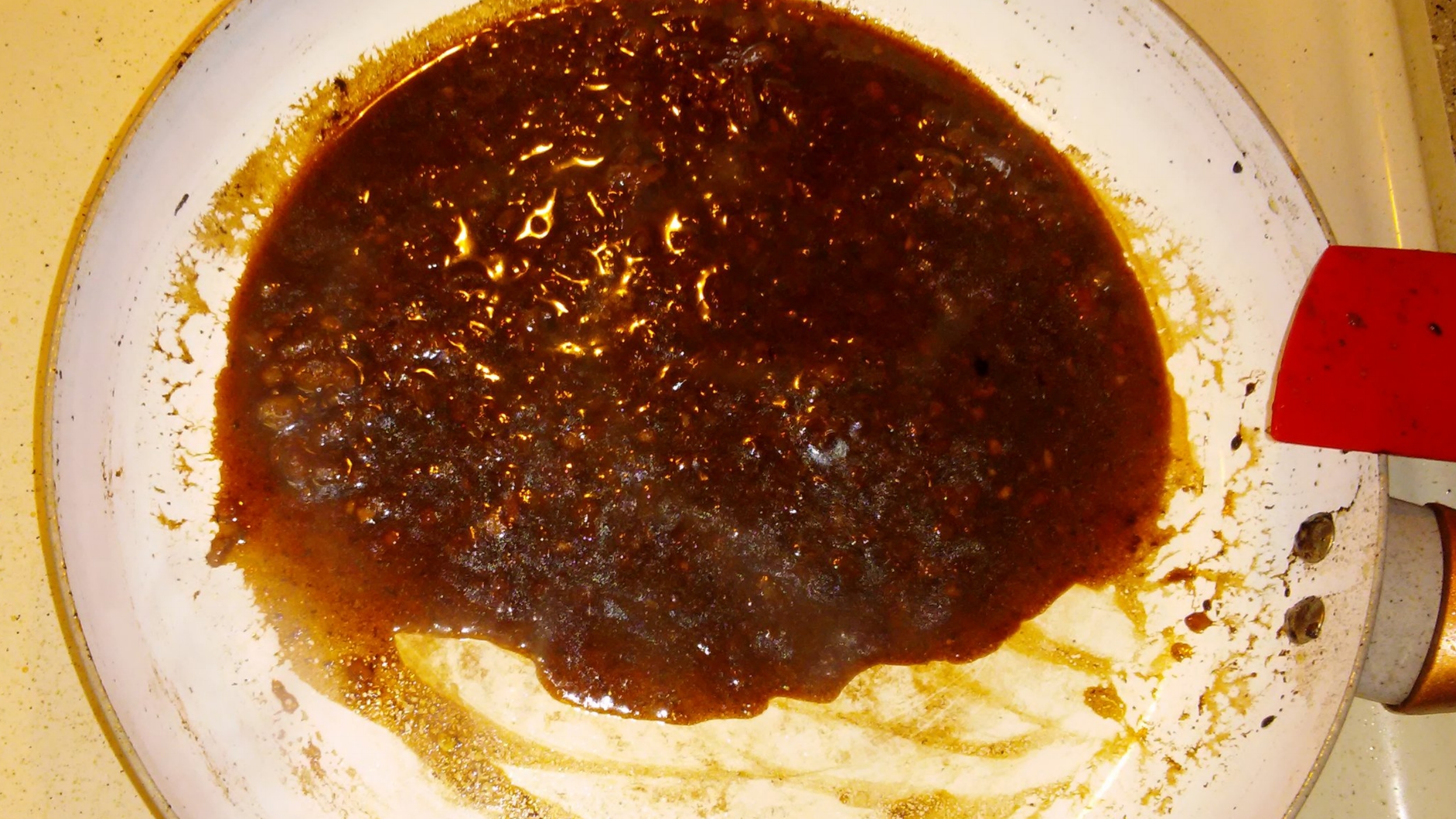 The sauce needs to reduce to concentrate the flavor