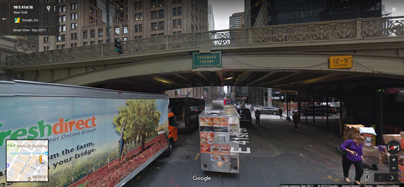 Passing under Park Ave again