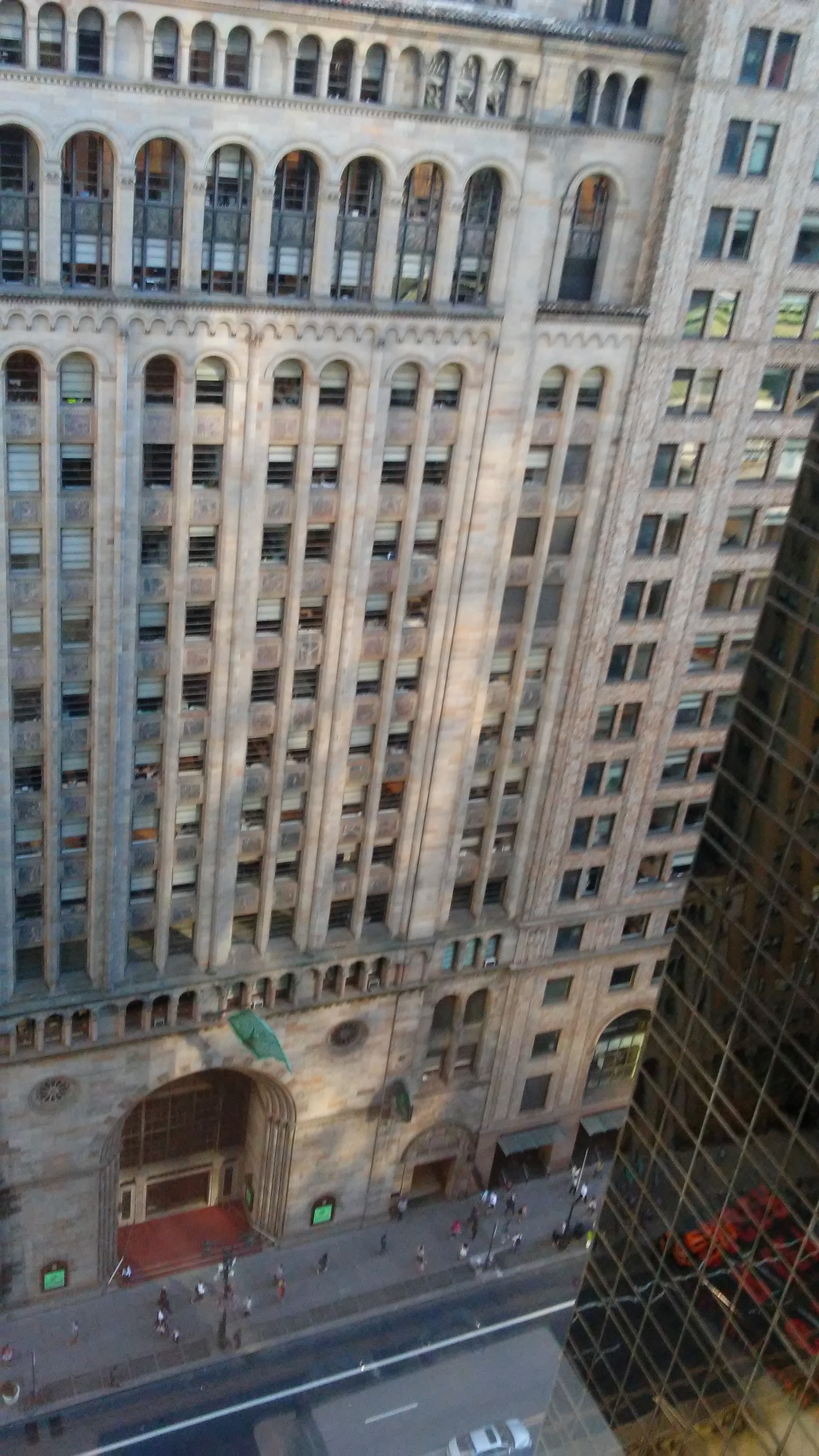 My view from the 29th floor of the Grand Hyatt