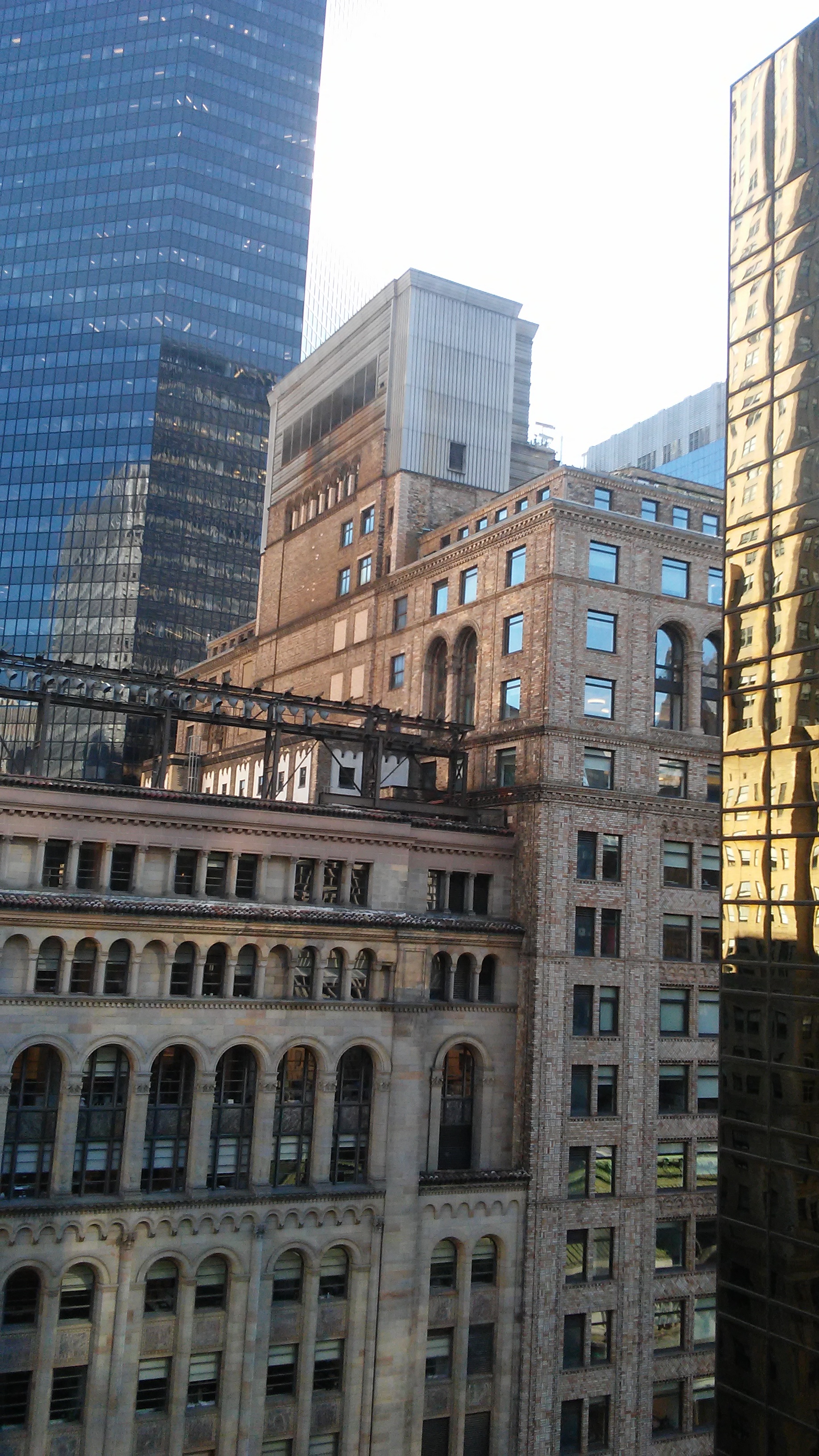 My view from the 29th floor of the Grand Hyatt