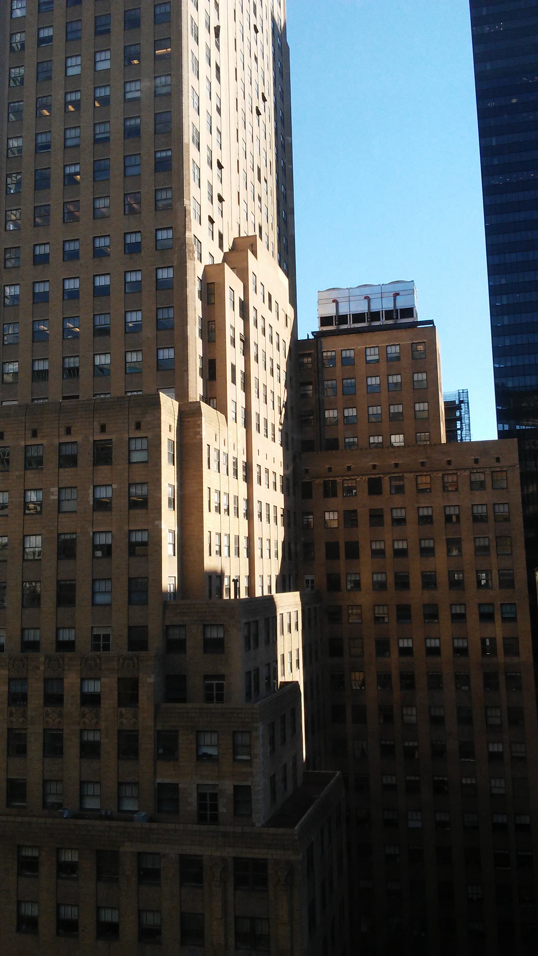 My view from the 29th floor of the Grand Hyatt