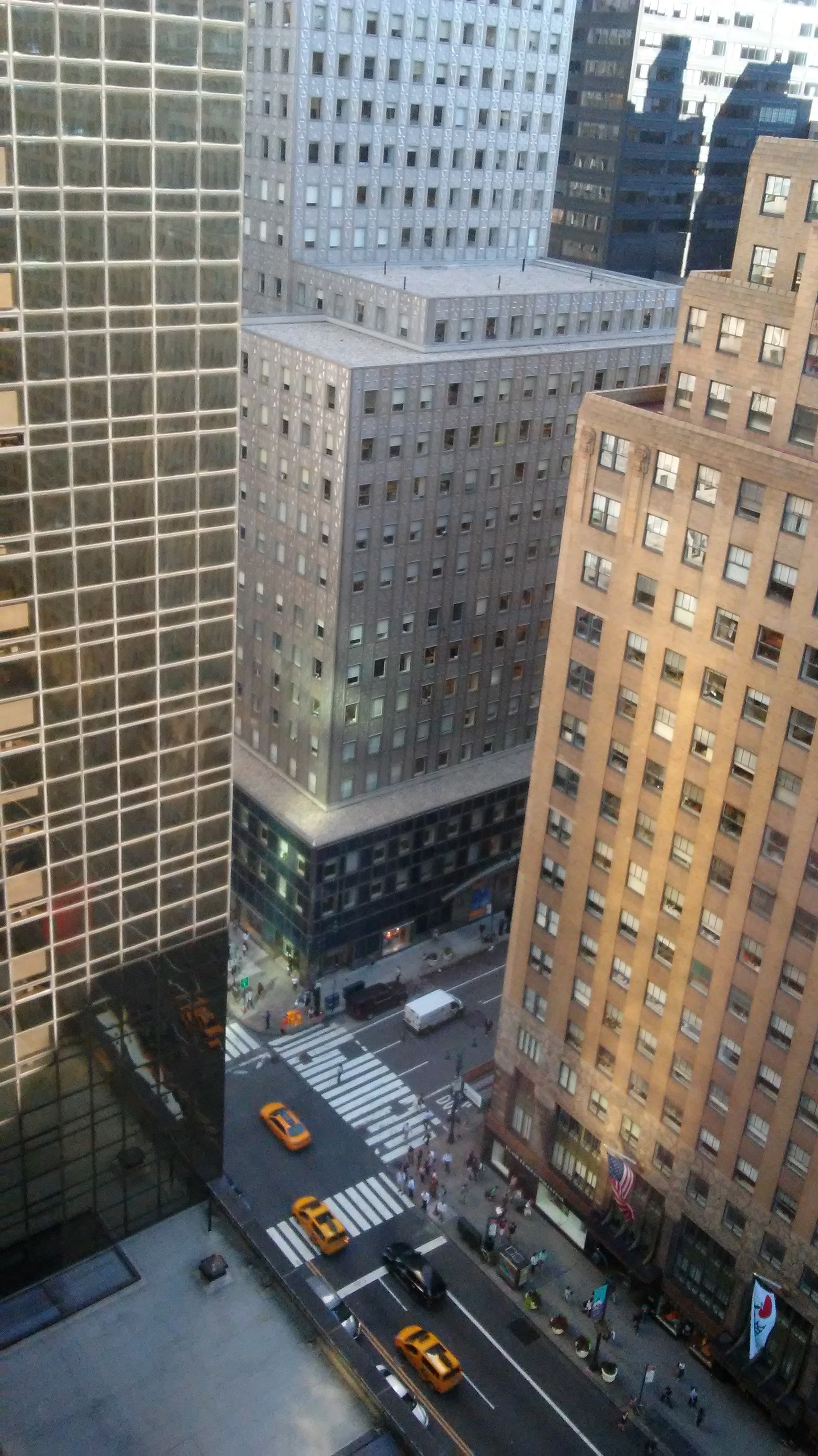My view from the 29th floor of the Grand Hyatt