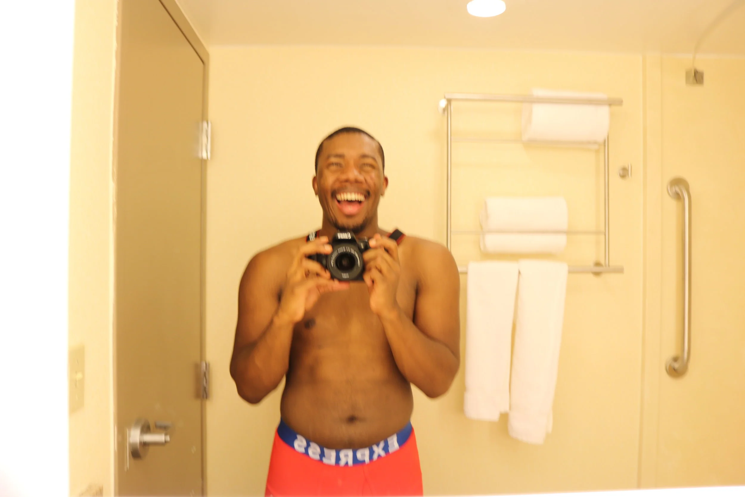I bought nice underwear from Express cause they were on sale and listened to a funny interview while taking these pictures. There, I just explained the two things you probably had a question about.