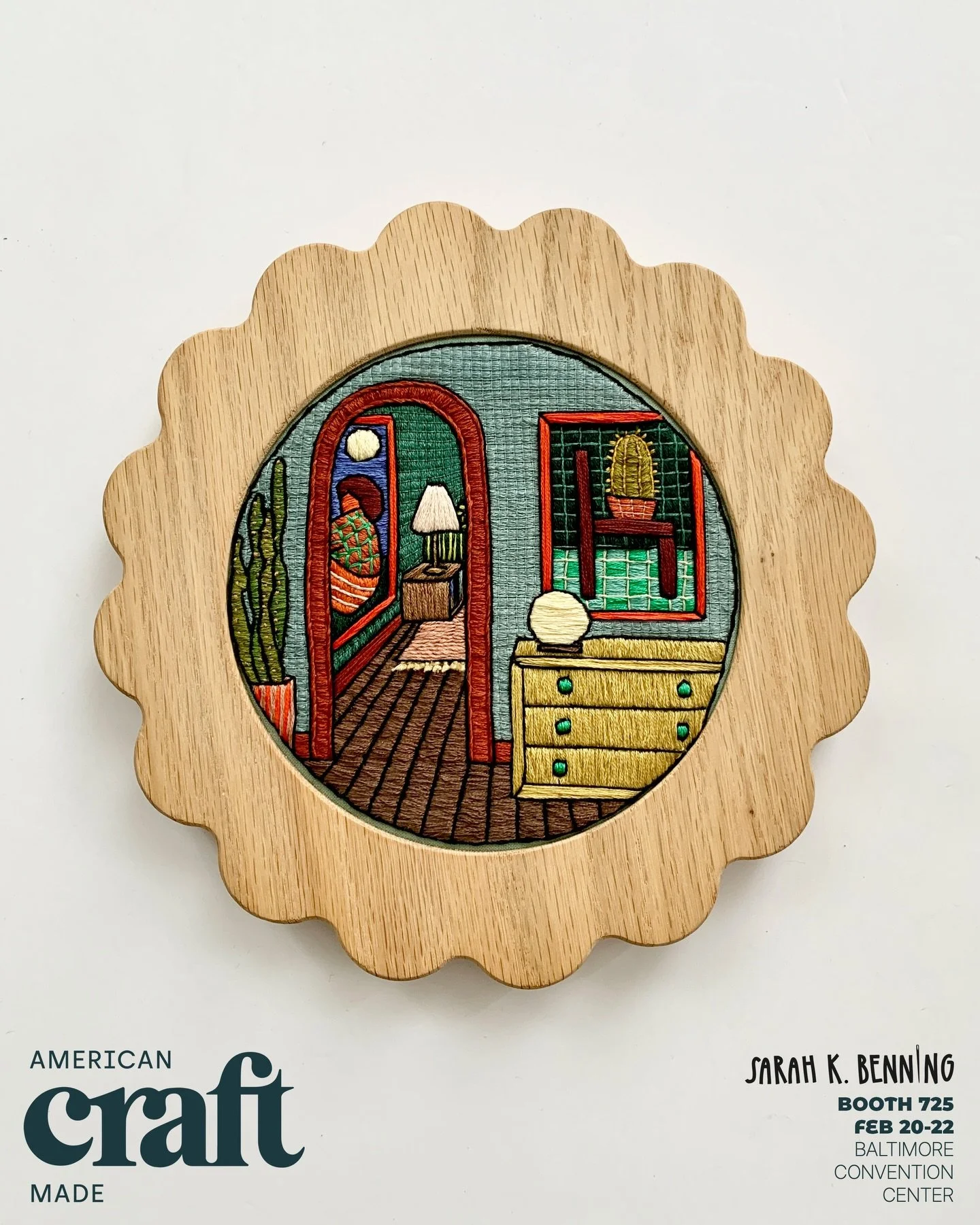 THIS WEEKEND! I&rsquo;m so excited to be exhibiting at the American Craft Council ( @craftcouncil ) Craft Made Baltimore Show this Friday-Sunday.

Why am I so excited? This is my first time! I have so much new work that I am bringing! It&rsquo;s in m