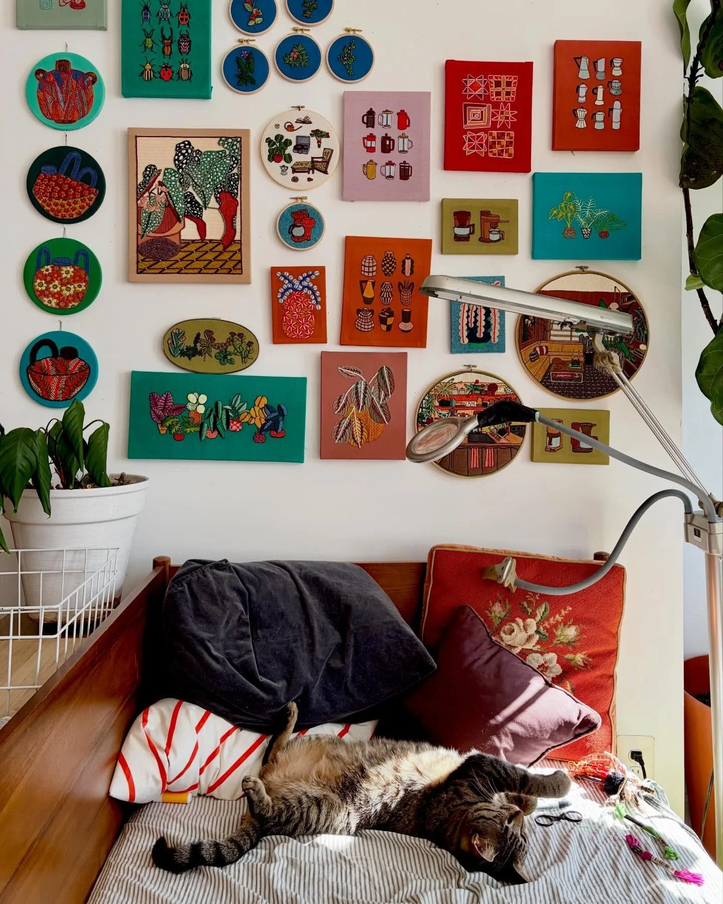 I swear I&rsquo;m still stitching and doing my job (mostly&mdash;as much as my body is allowing), but lately all I want to do is paint walls and finish the dozens of started/procrastinated projects around the house. I guess &lsquo;nesting&rsquo; is a