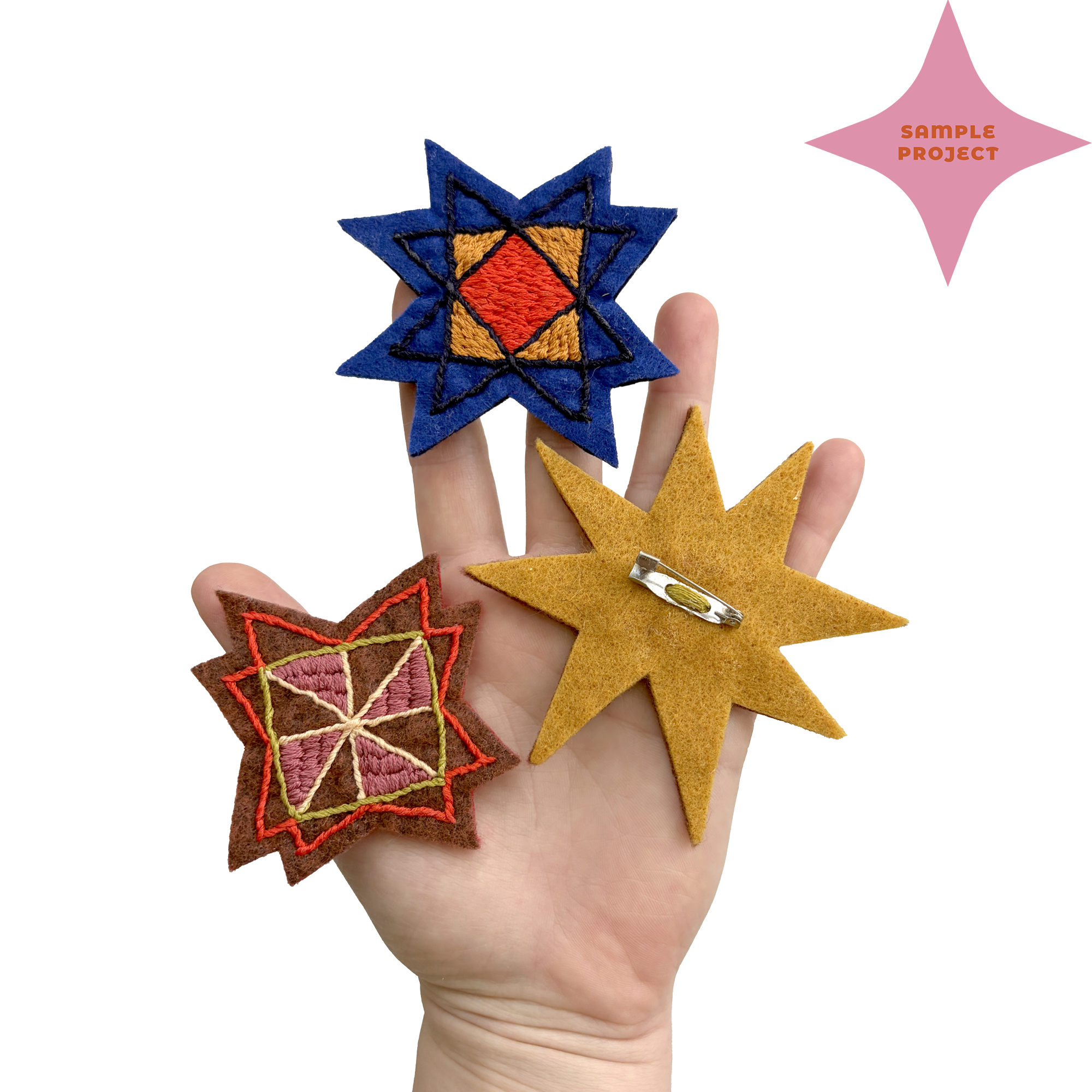 Quilt Stars PROJECT IDEAS for Patterns + PEEL.STICK.STITCH. Packs 