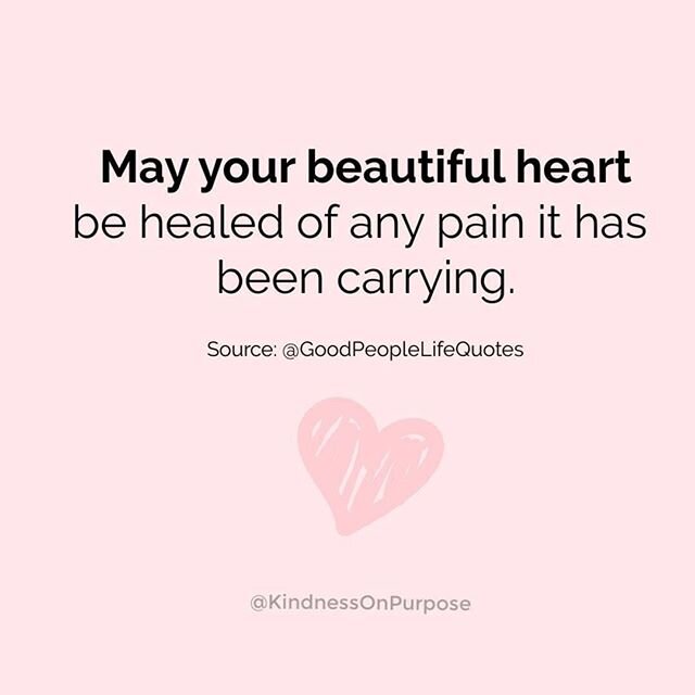 Does your heart need healing? If so then we can be certain your brain and vagal nerve does too. We all deserve peace, which is the goal of a healed heart and mind. Please tag anyone who needs to hear this kind message right now. #kindness #kindnesson
